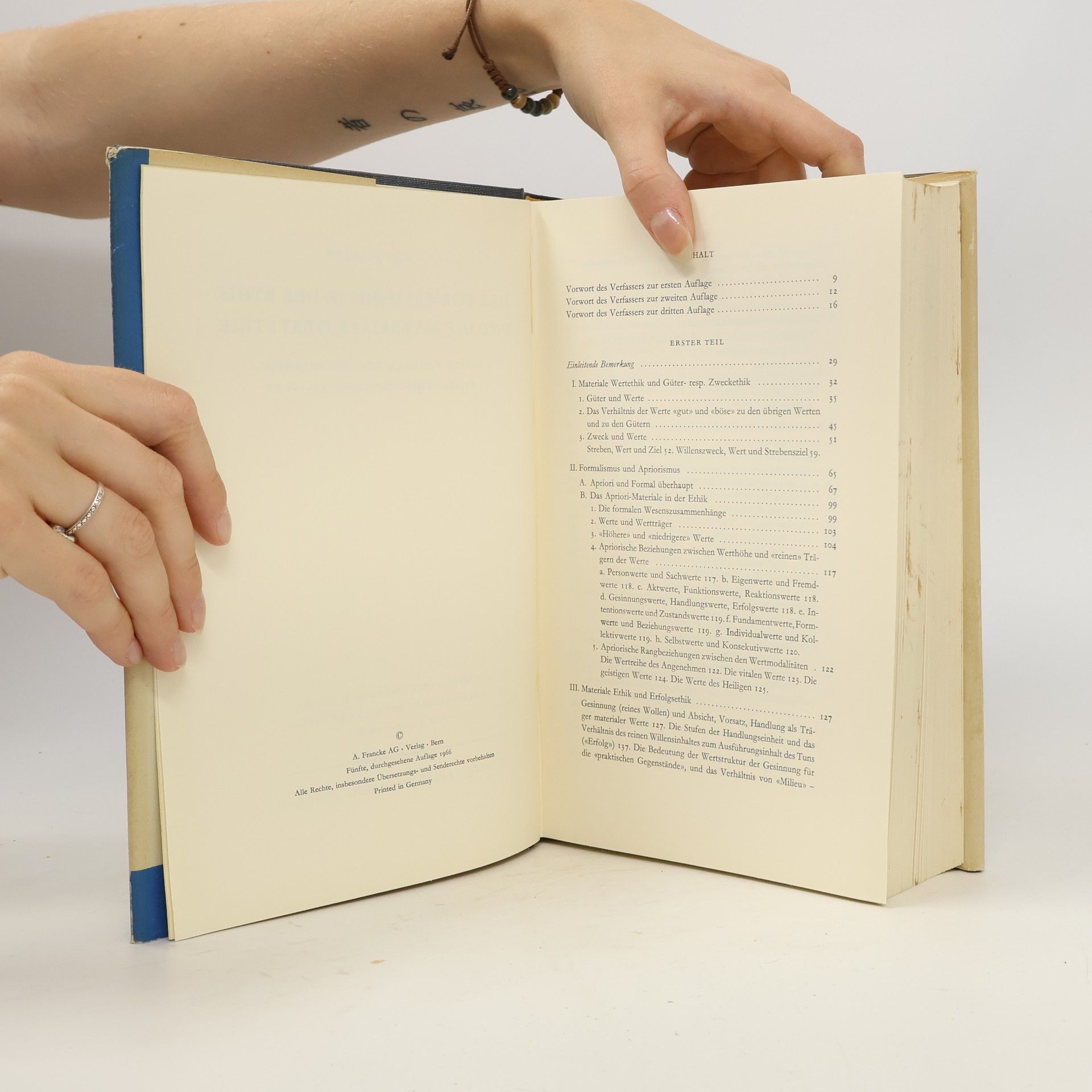 Max Scheler Der Formalismus in der Ethik und die materiale Wertethik