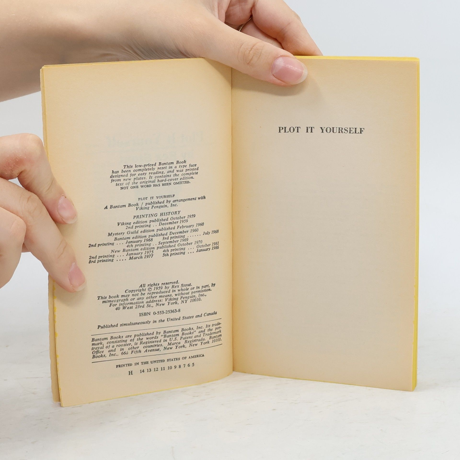 Rex Stout Plot It Yourself