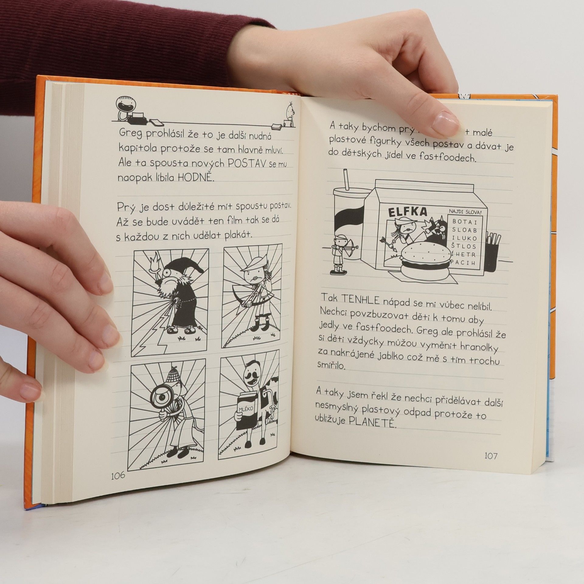 Jeff Kinney Dobrodružství báječných kamarádů. Píše Rowley Jefferson