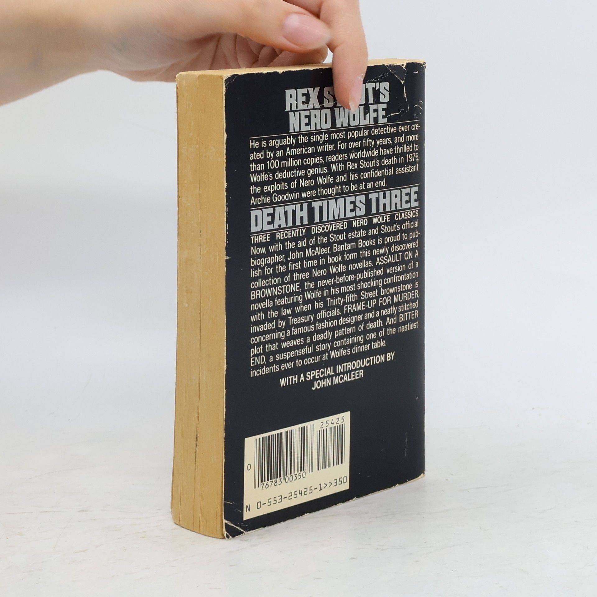 Rex Stout Death Times Three