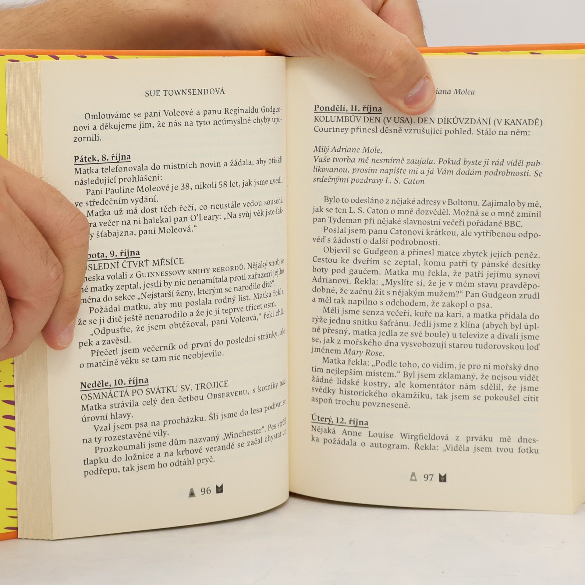 Sue Townsend Hořké zrání Adriana Molea