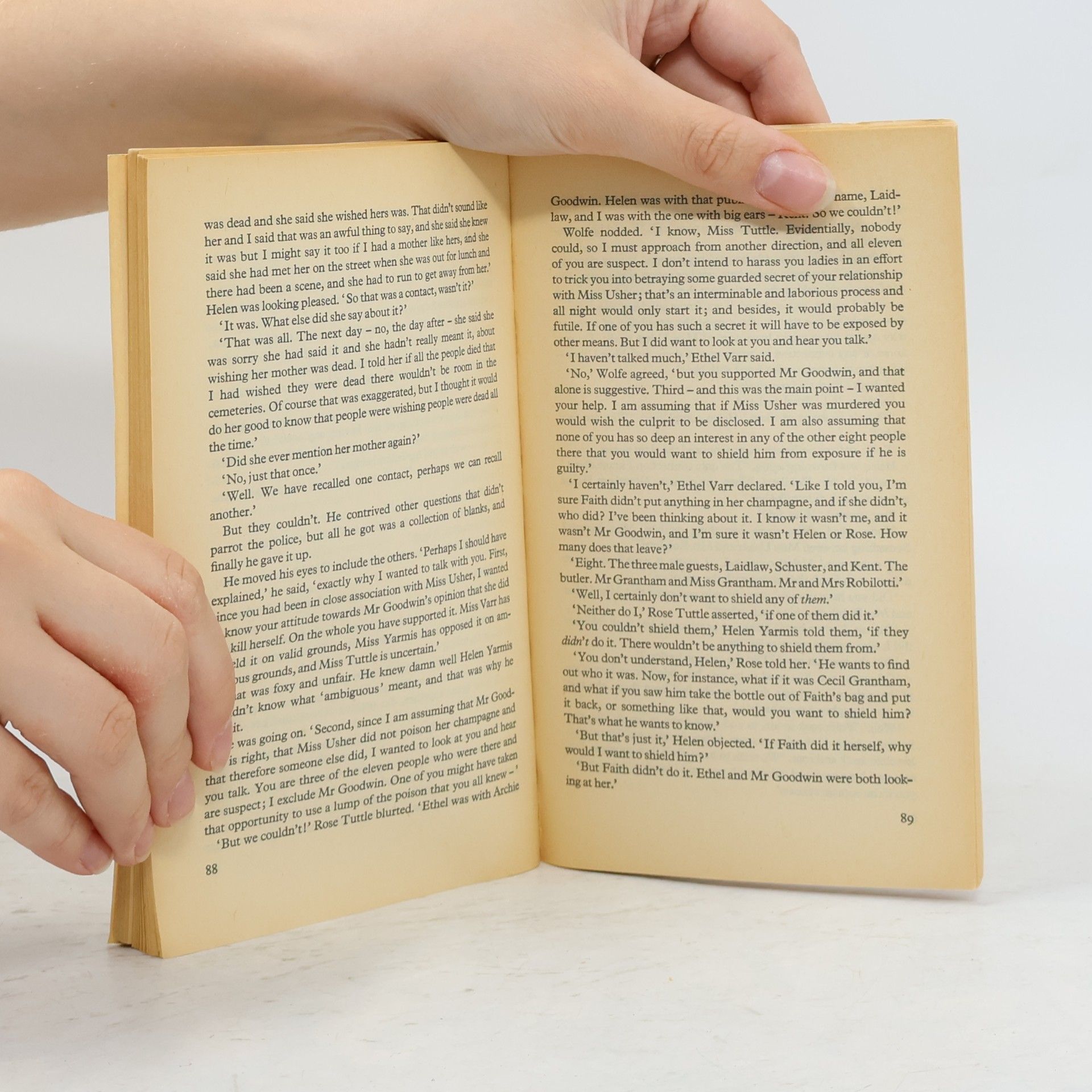 Rex Stout Nero Wolfe and Archie Goodwin: Champagne for One