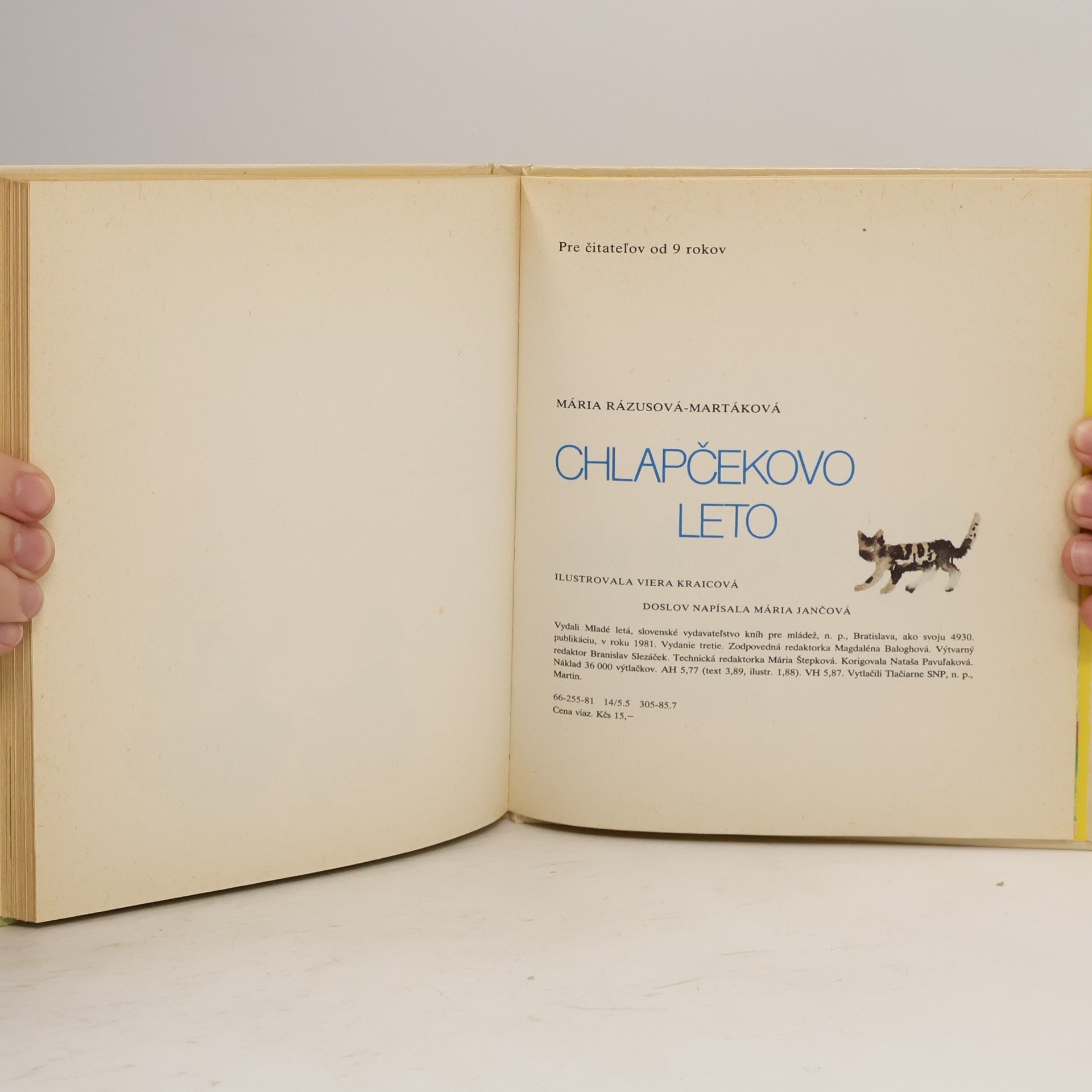 Mária Rázusová Martáková Chlapčekovo leto