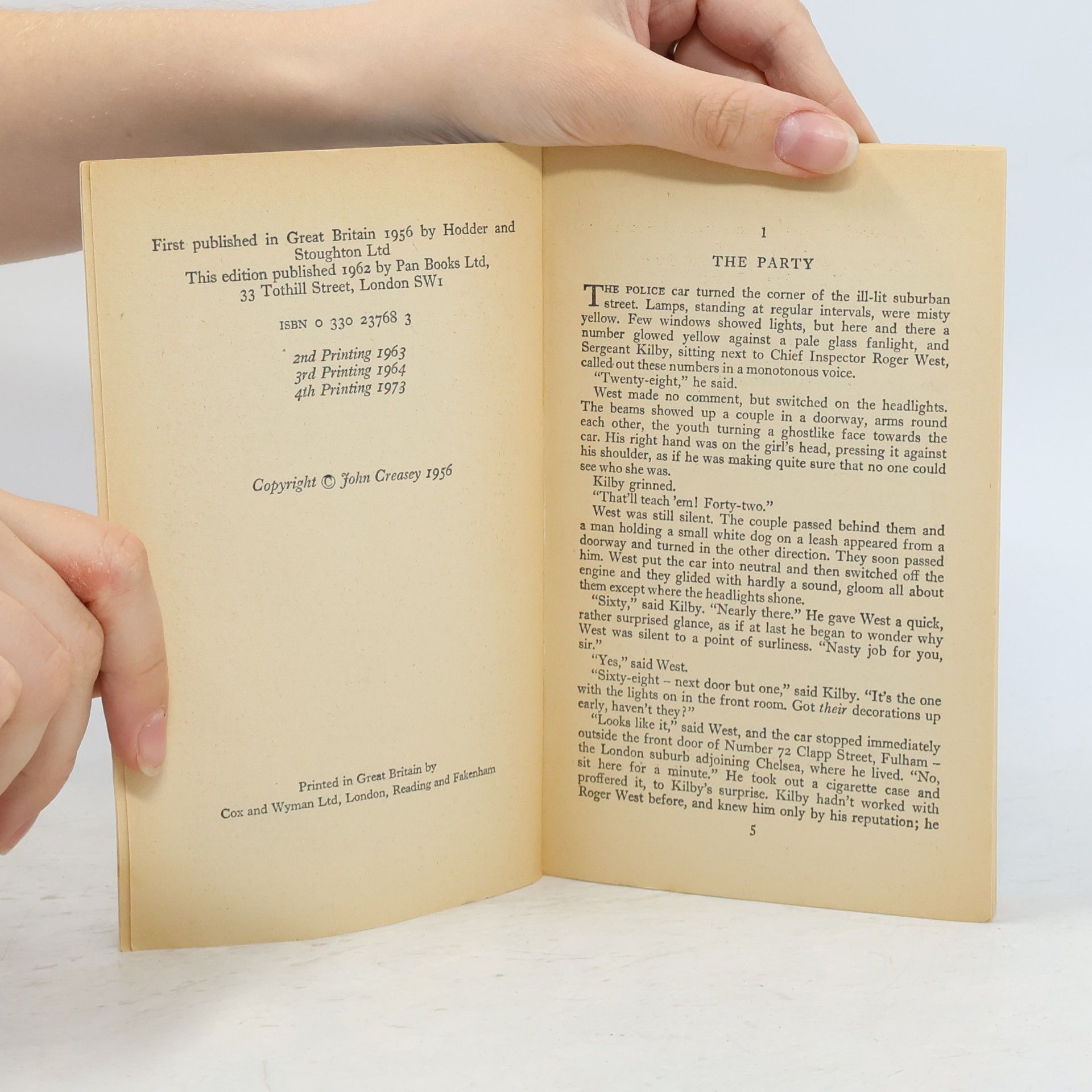 John Creasey Parcels for Inspector West