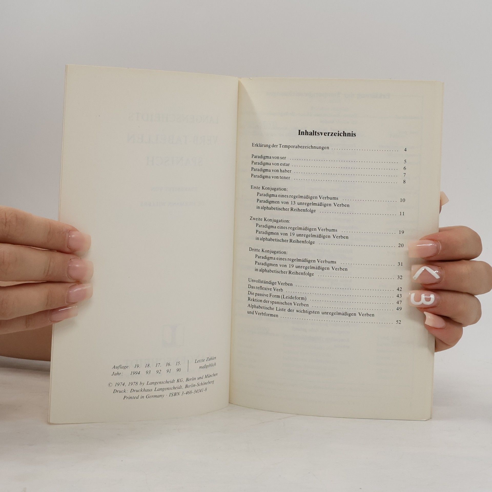 Various authors Langenscheidts Verb-Tabellen. Spanisch
