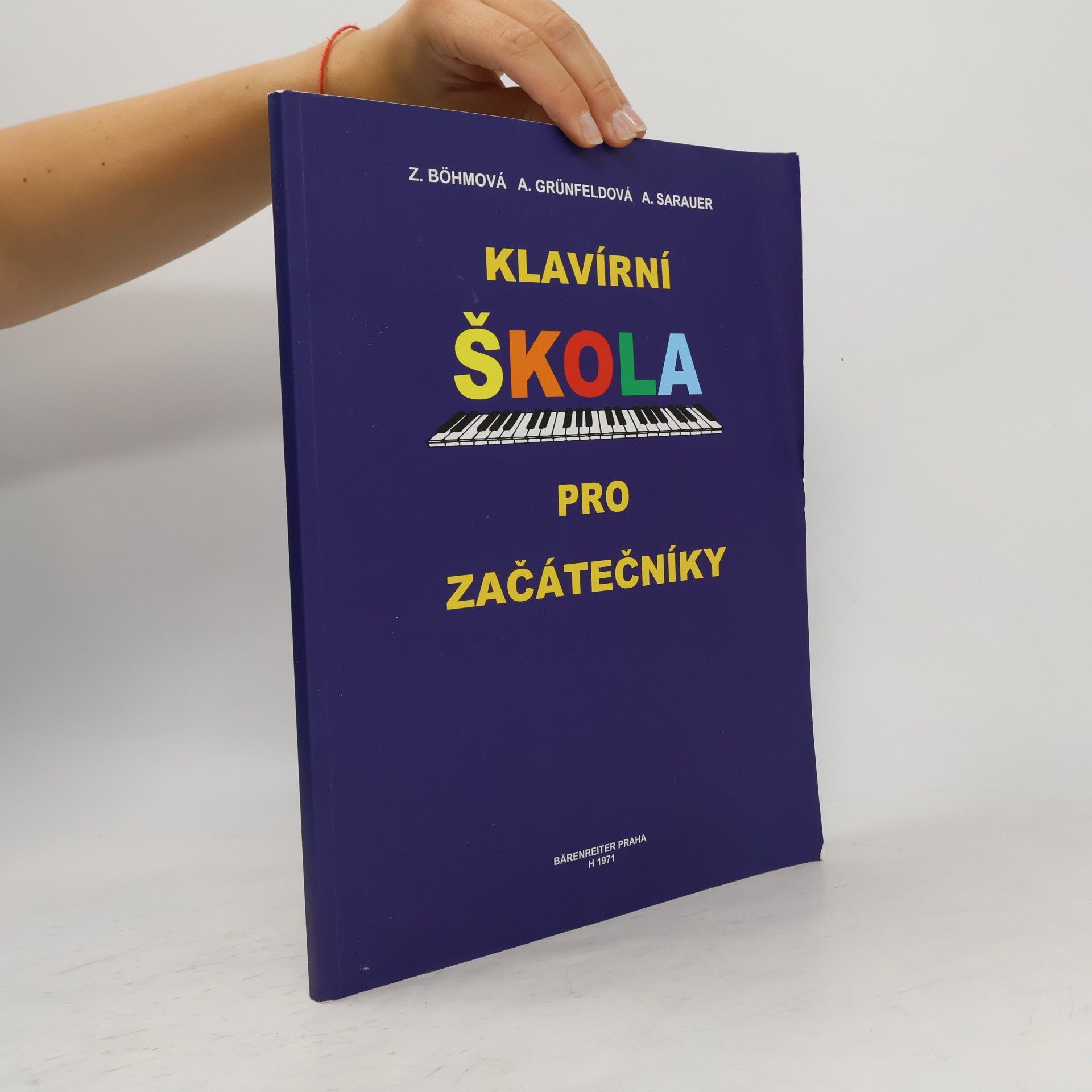 Alois Sarauer Klavírní škola pro začátečníky