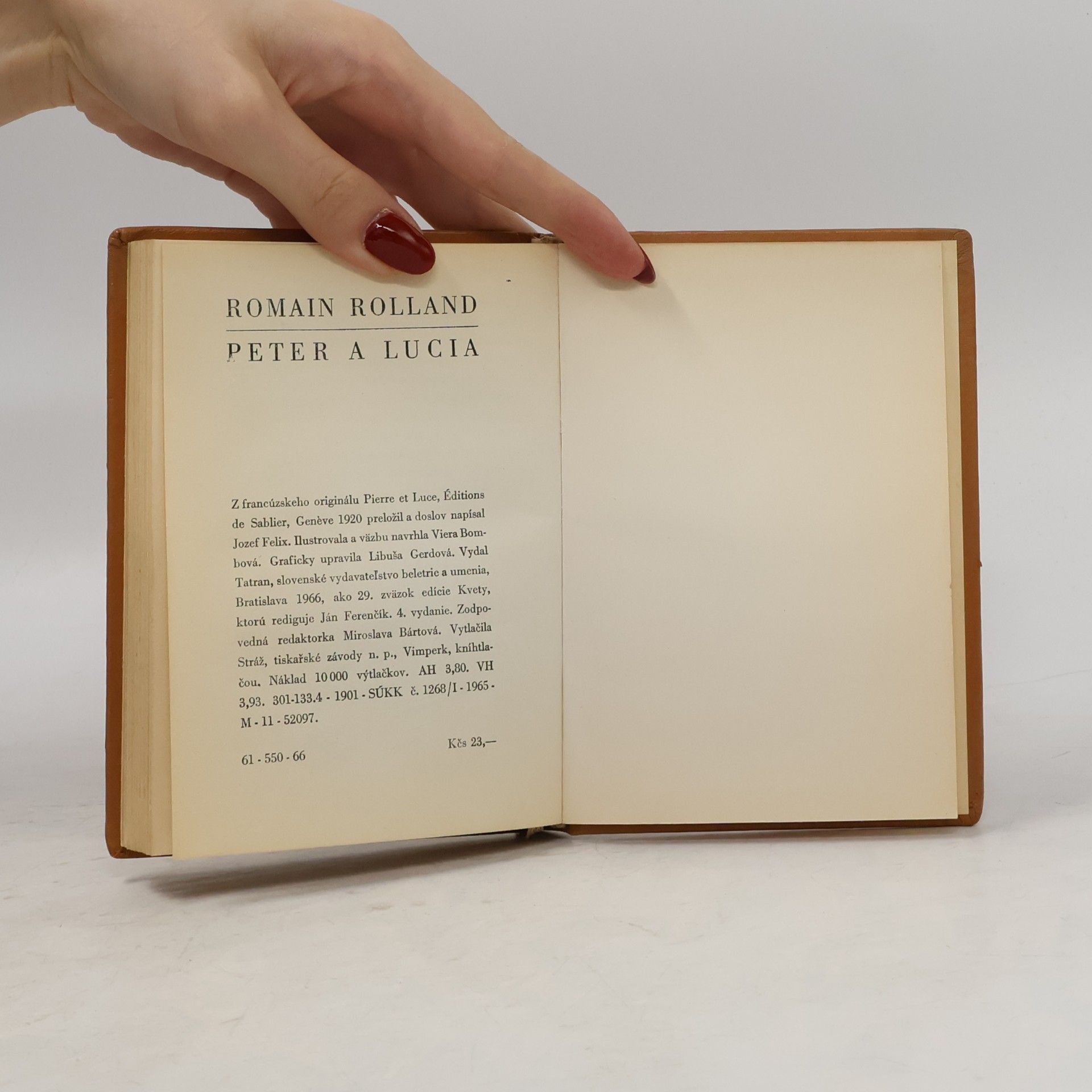 Romain Rolland Peter a Lucia