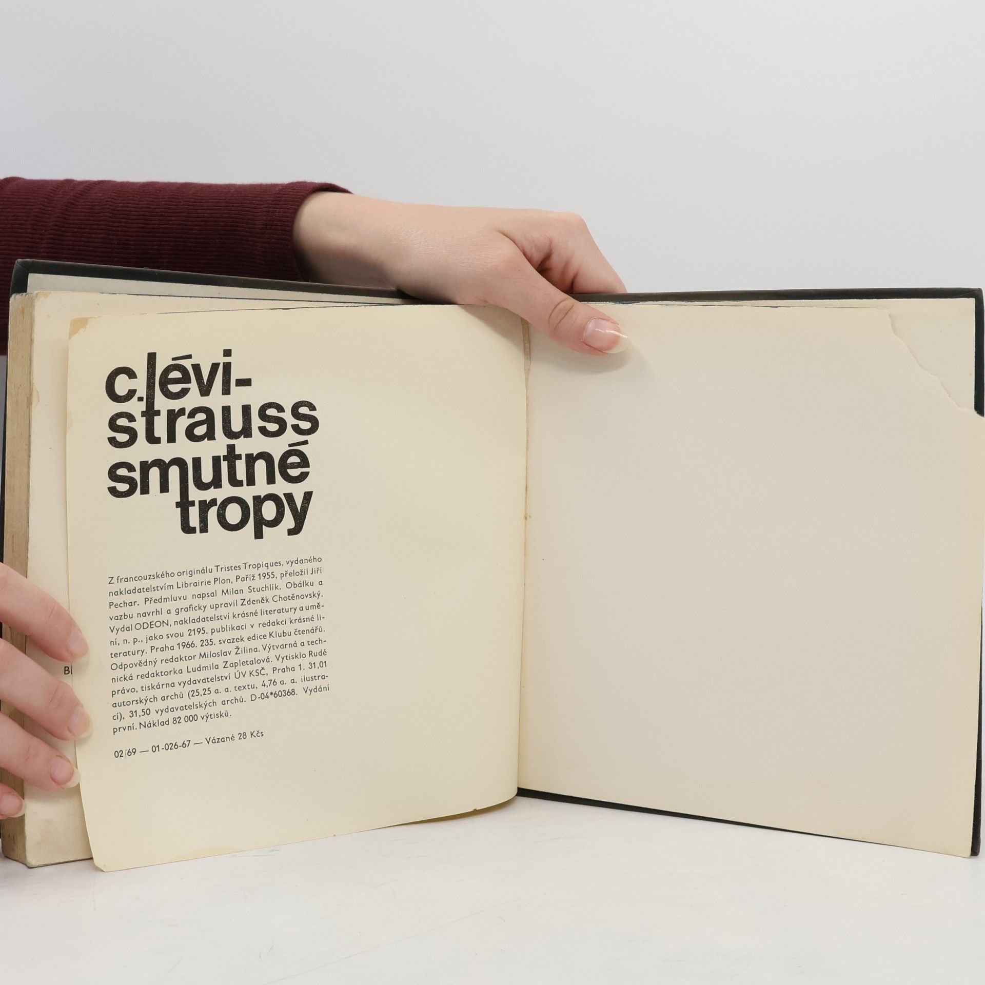 Claude Lévi-Strauss Smutné tropy