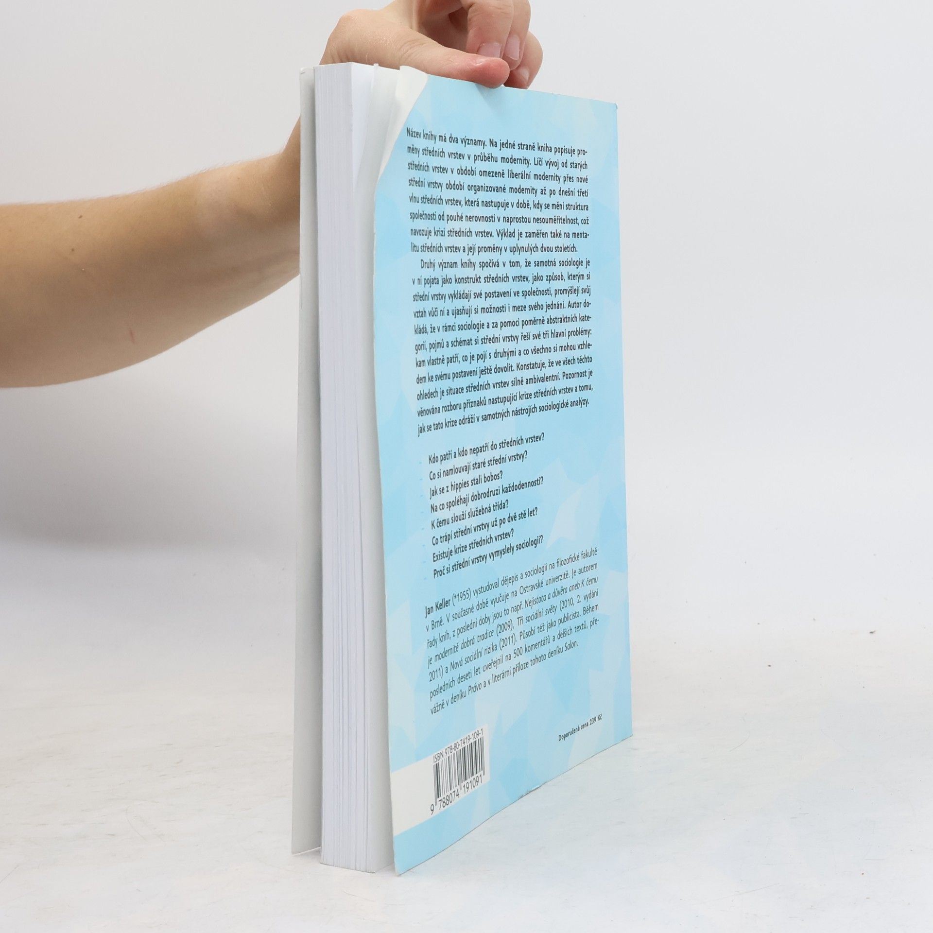 Jan Keller Sociologie středních vrstev