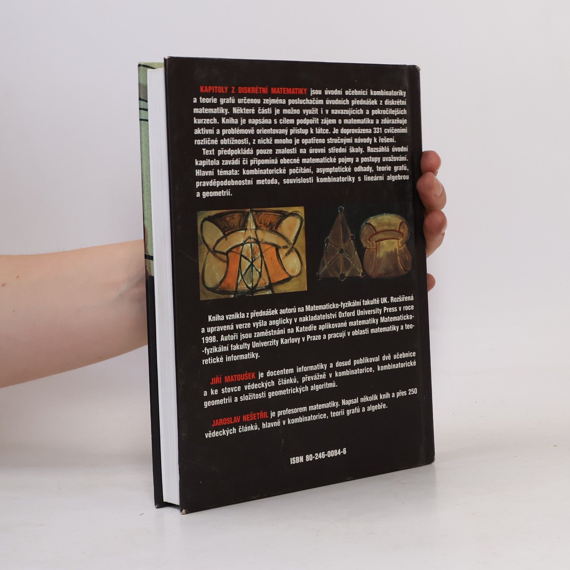 Jiří Matoušek Kapitoly z diskrétní matematiky