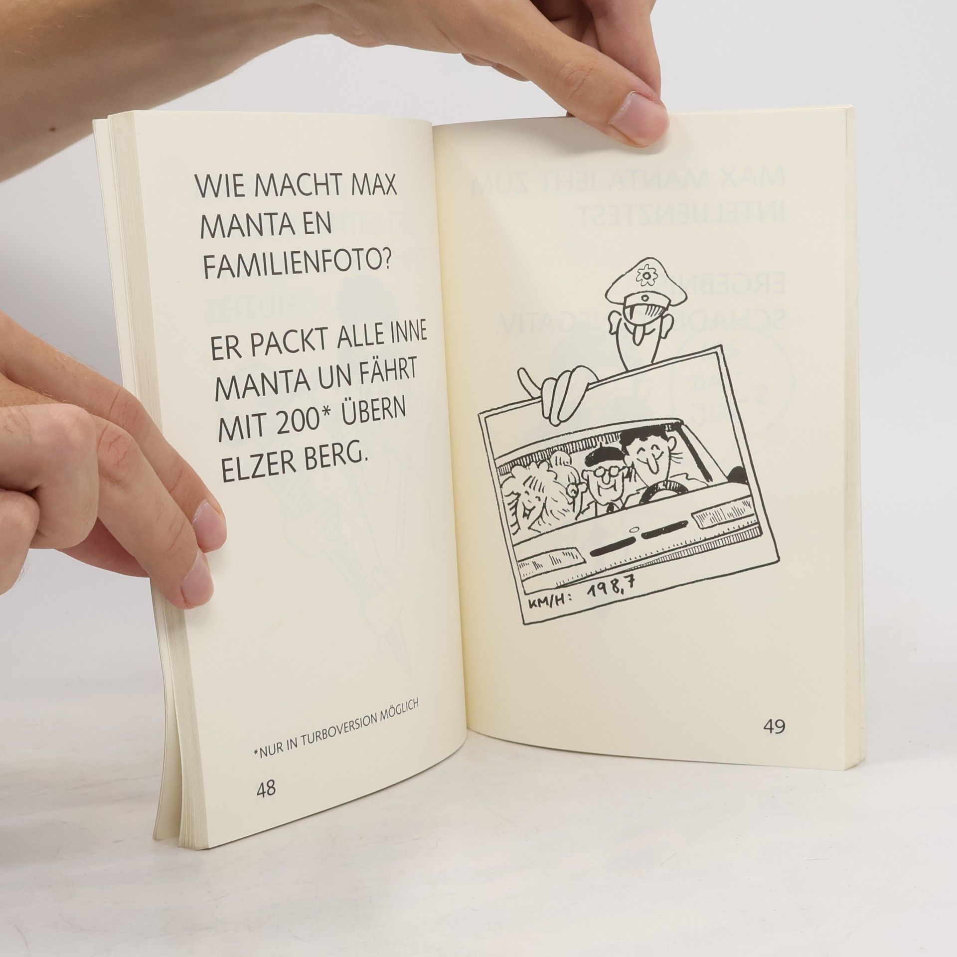 Max Manta Manta. Nur echt mit dem 'ÄIIH'. Witze und Cartoons.