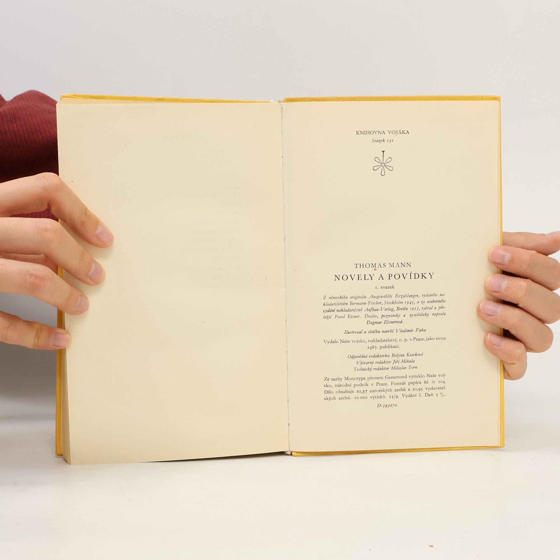 Thomas Mann Novely a povídky I.