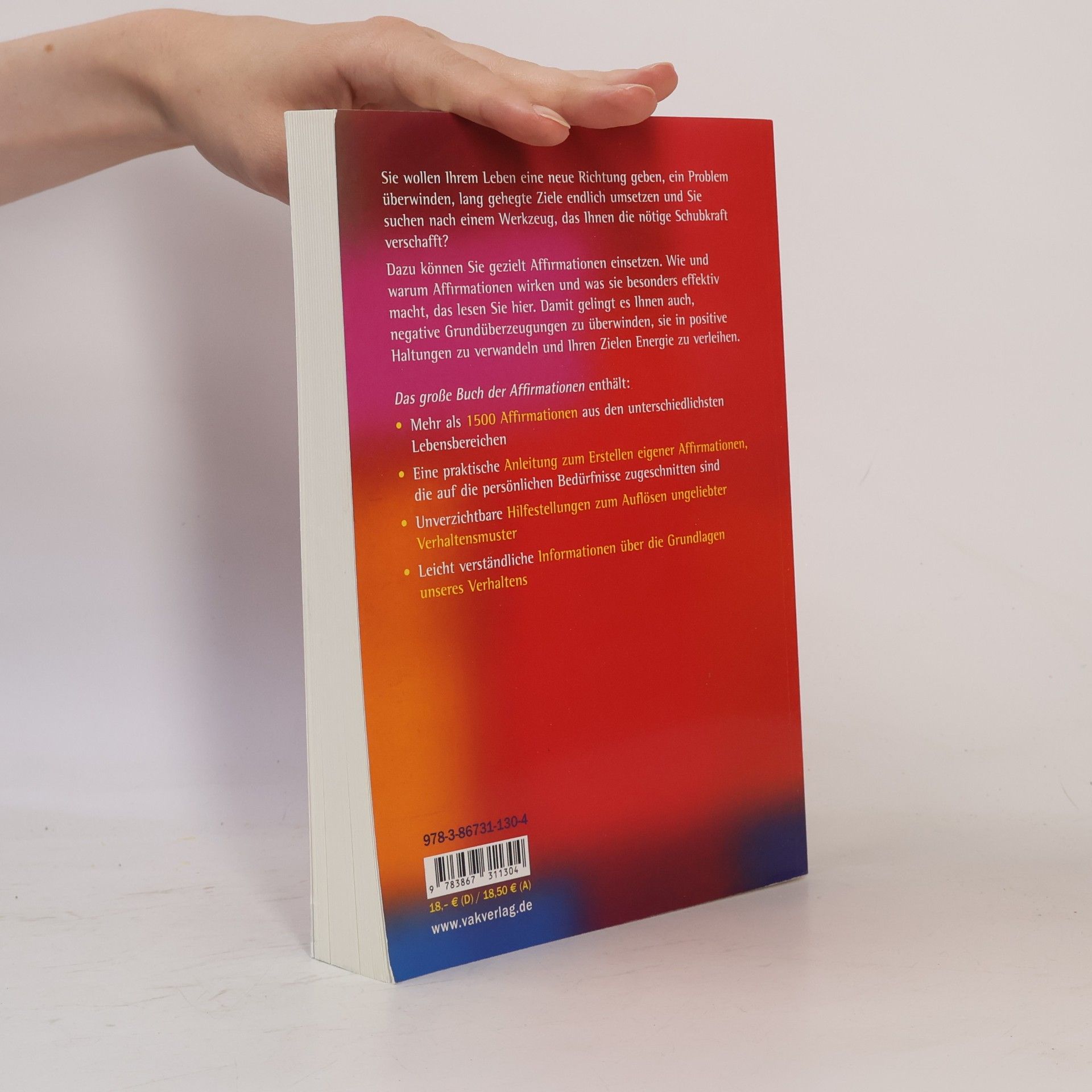 Susanne Marx Das große Buch der Affirmationen