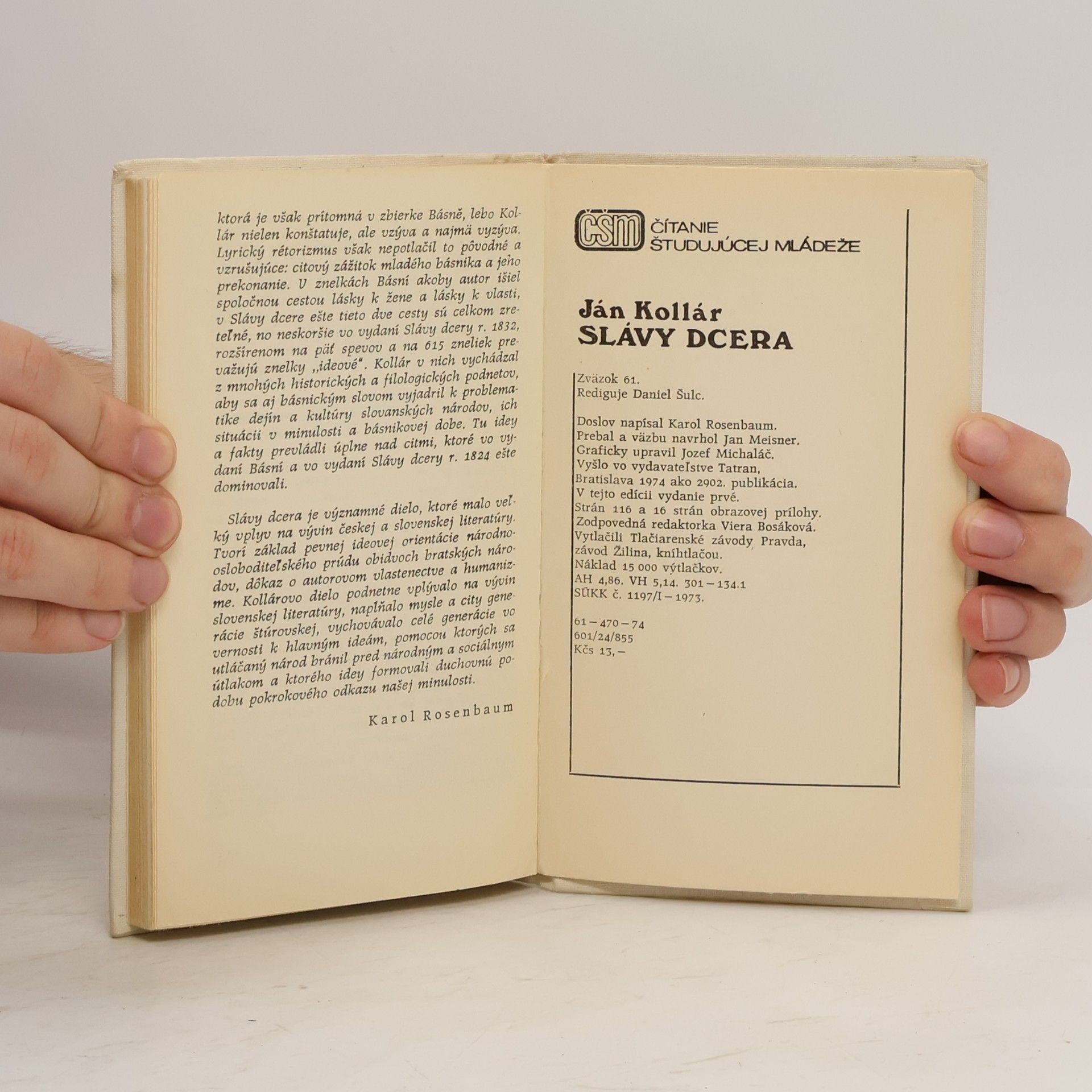 Ján Kollár Slávy dcera