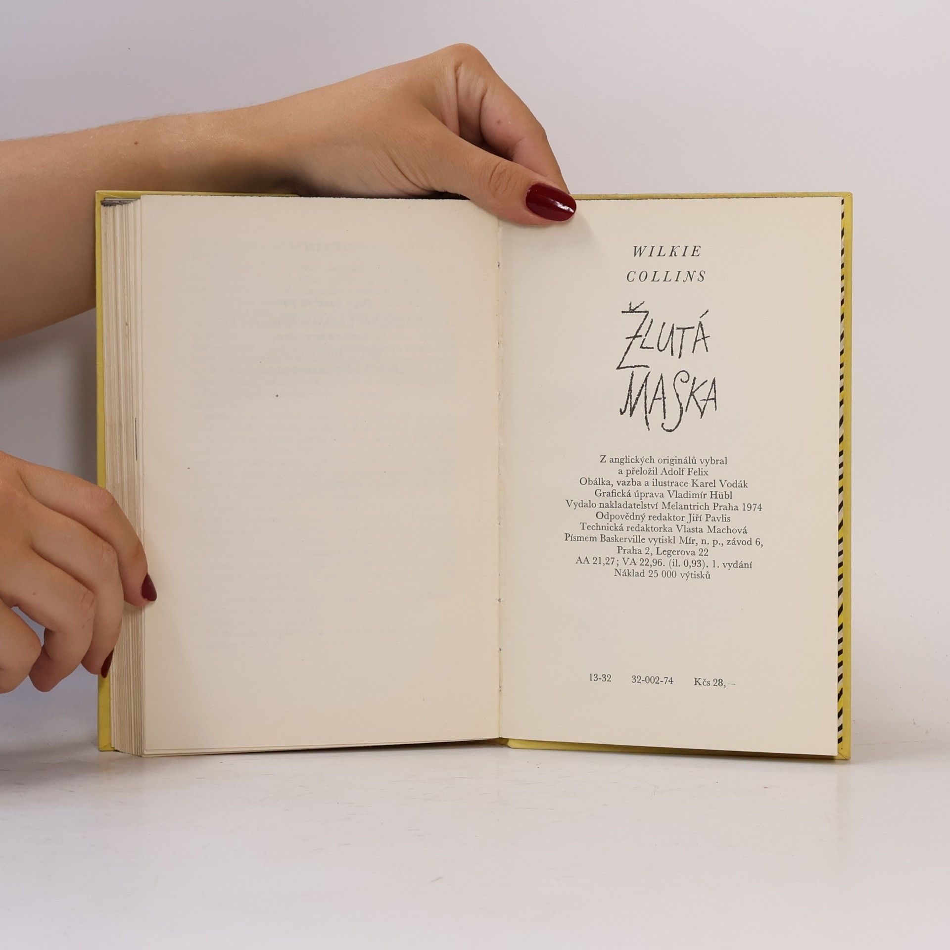 Wilkie Collins Žlutá maska