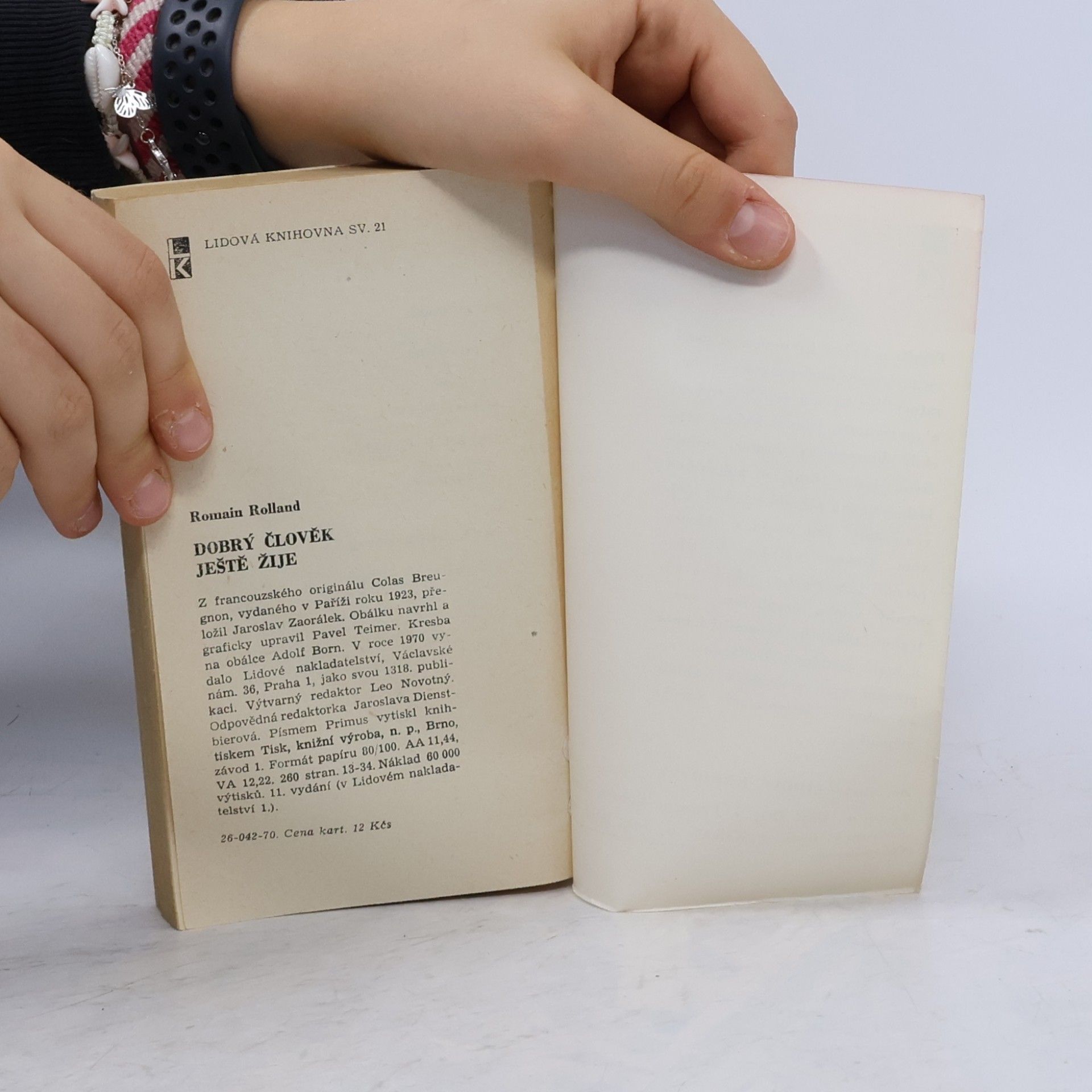 Romain Rolland Dobrý člověk ještě žije