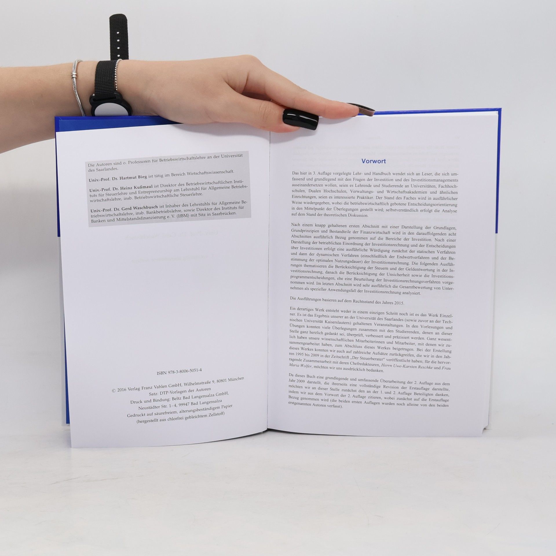 Hartmut Bieg Vahlens Handbücher: Investition - 3. Auflage