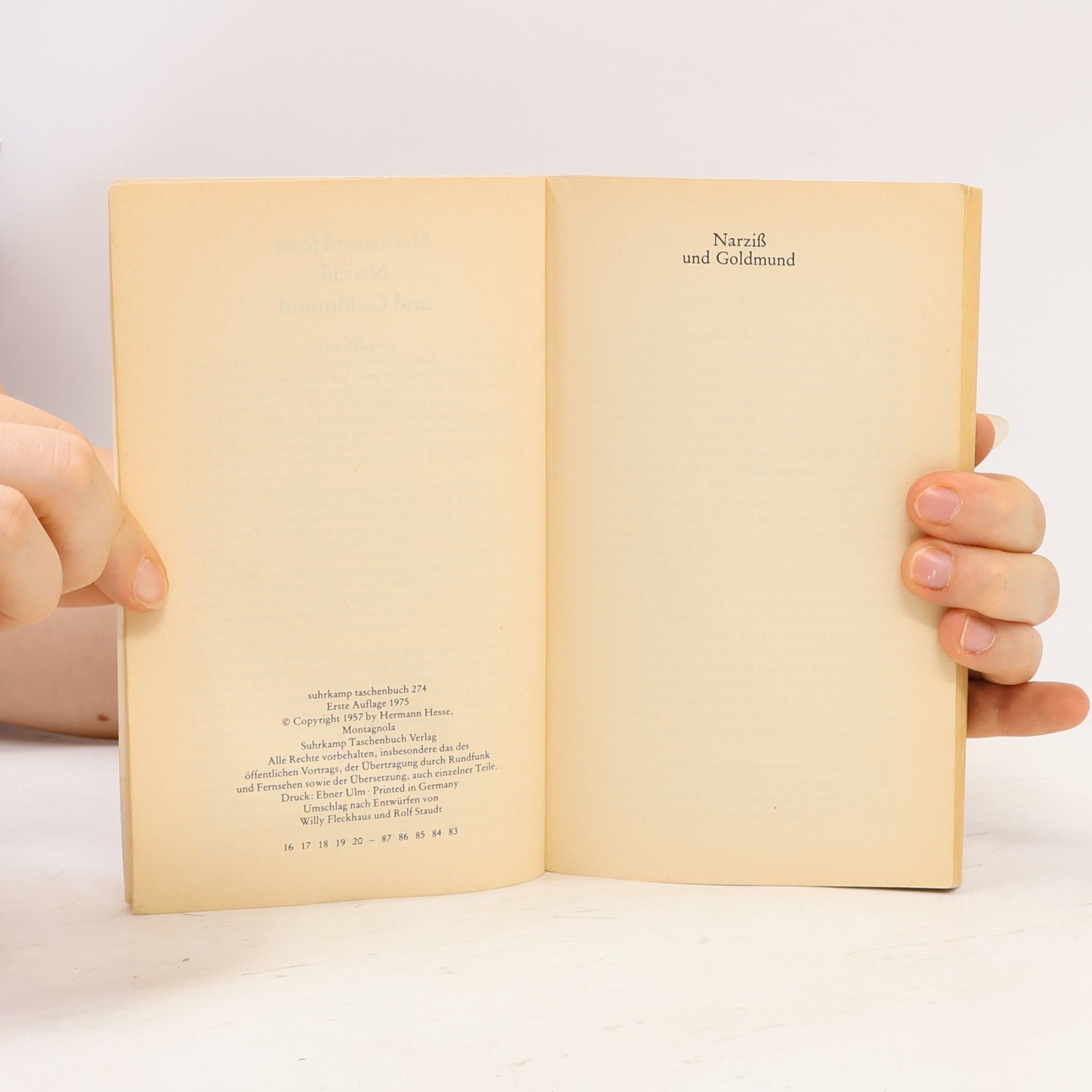 Hermann Hesse Narziß und Goldmund