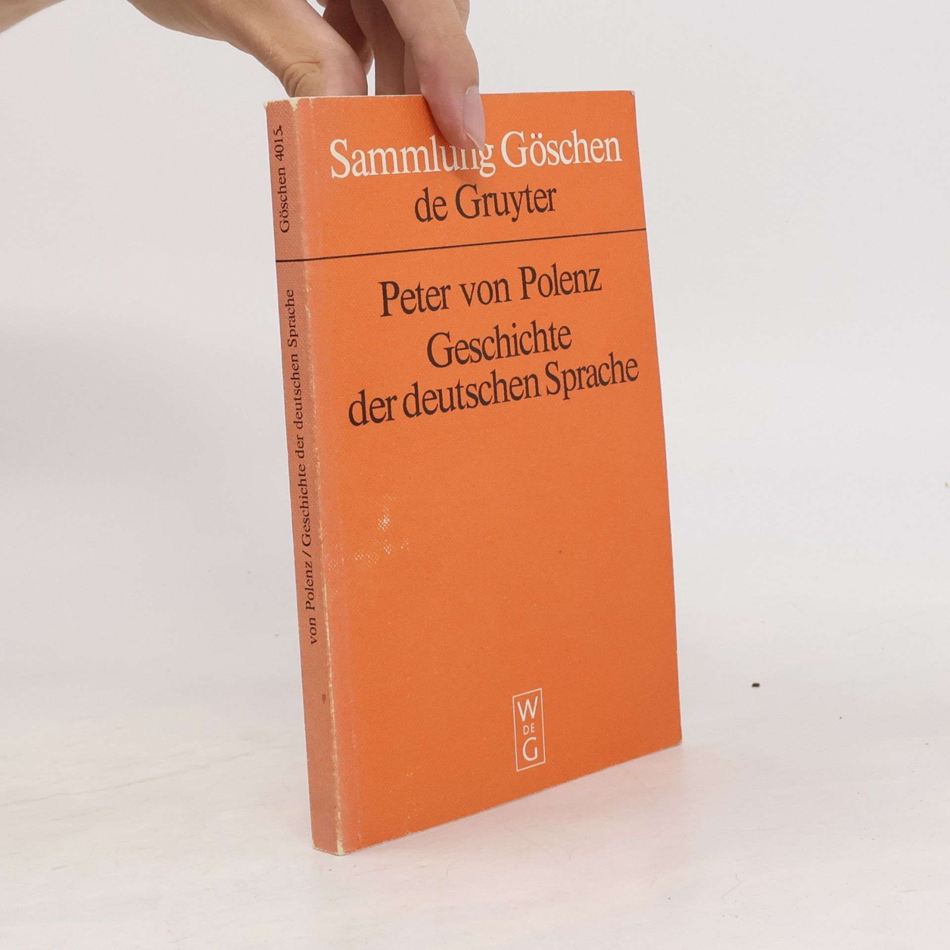 Peter von Polenz Geschichte der deutschen Sprache
