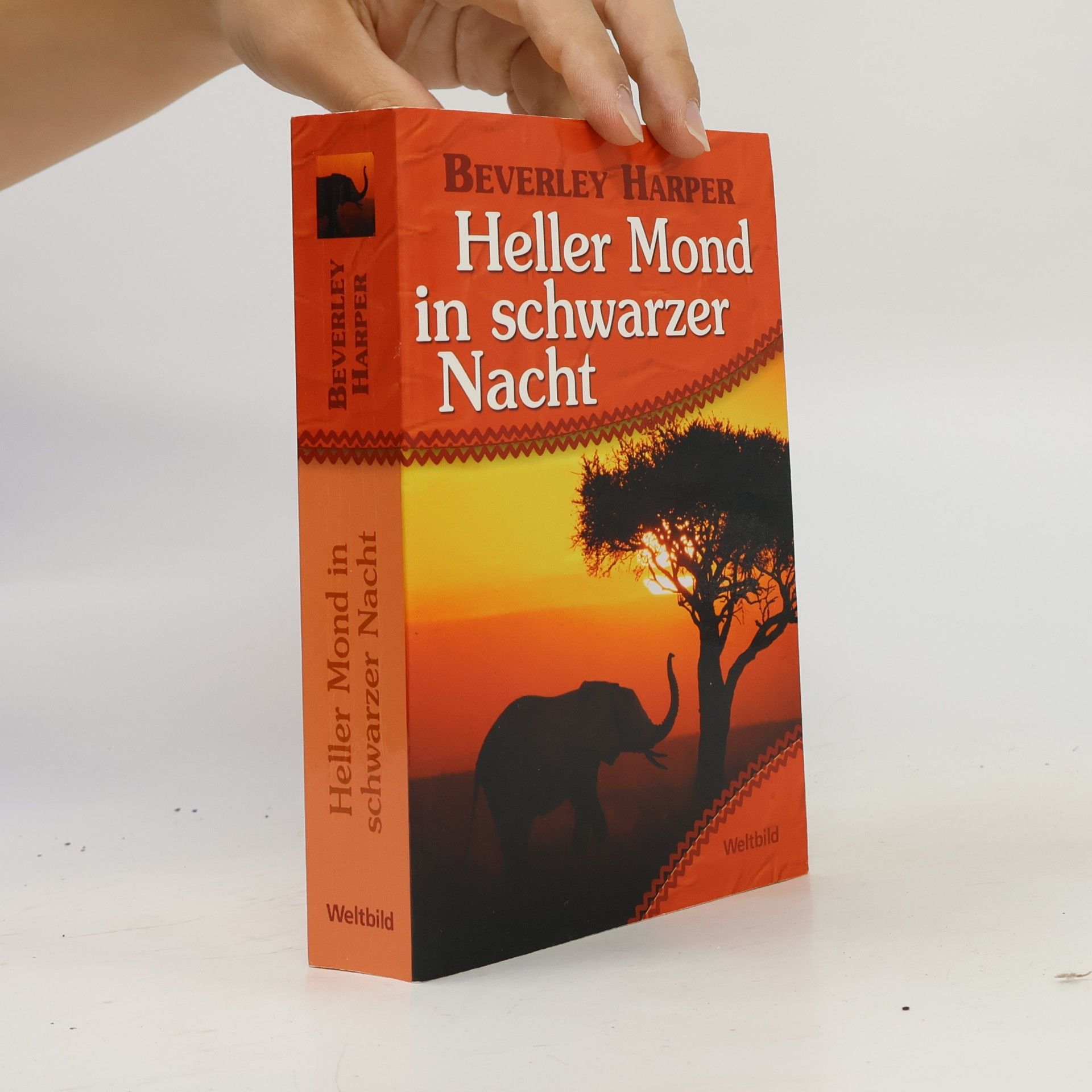 Beverley Harper Heller Mond in schwarzer nacht