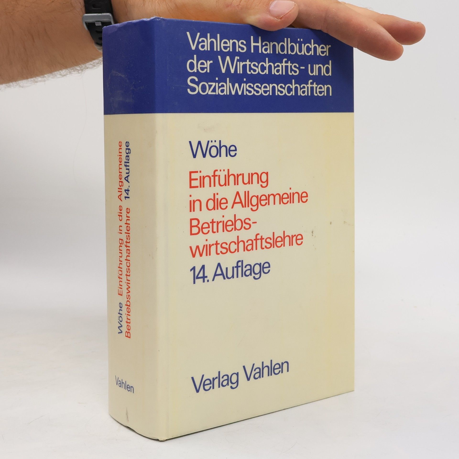 Günter Wöhe Einführung in die allgemeine Betriebswirtschaftslehre