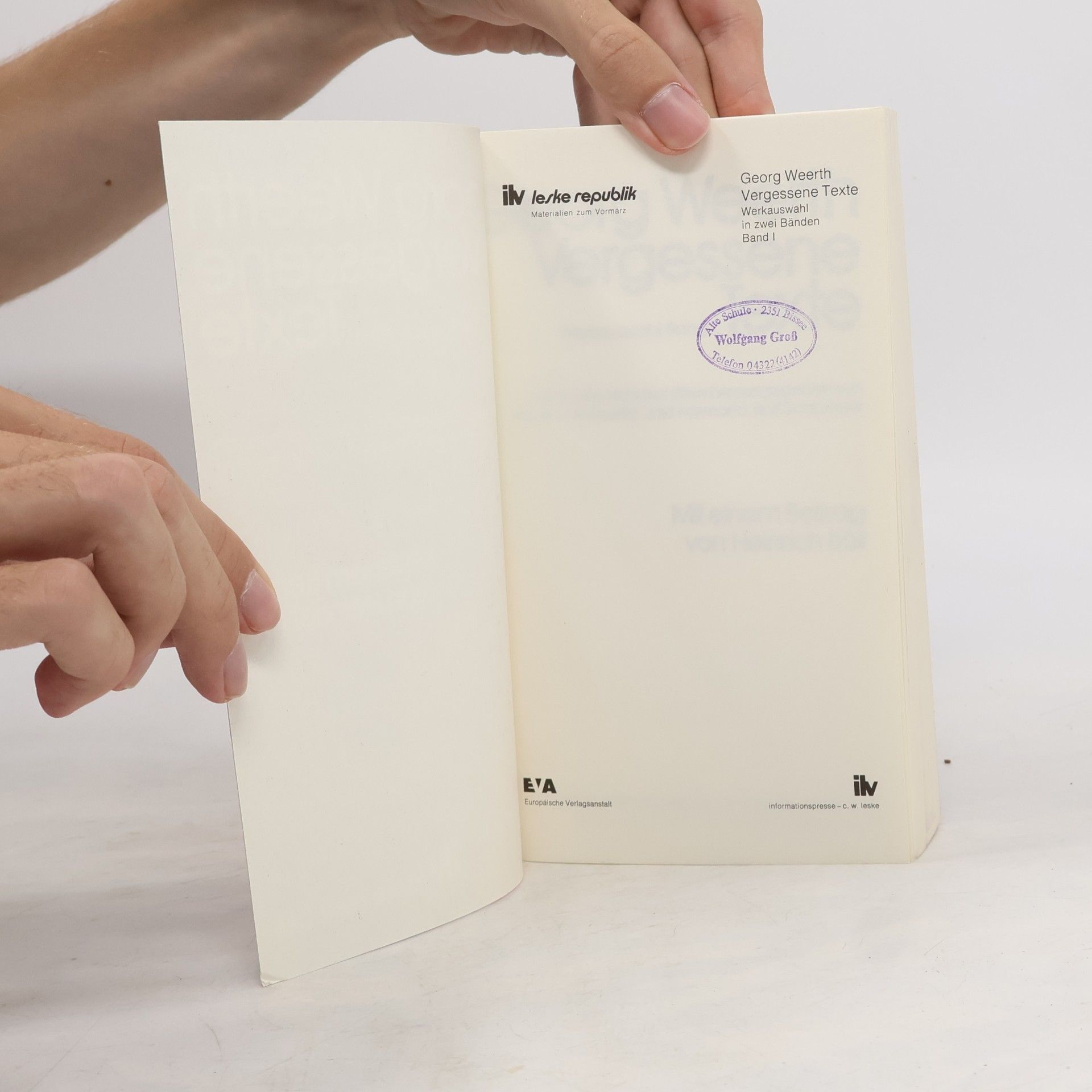 Georg Weerth Vergessene Texte