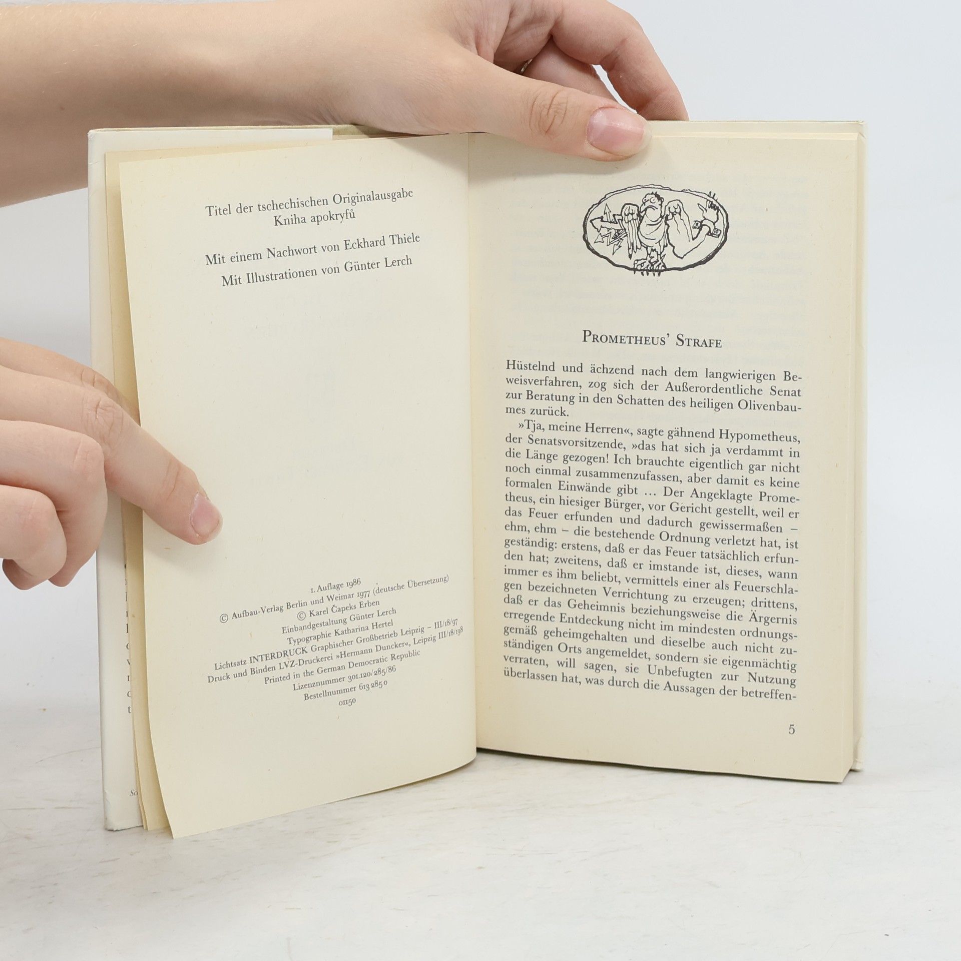Karel Čapek Wie in alten Zeiten. Das Buch der Apokryphen