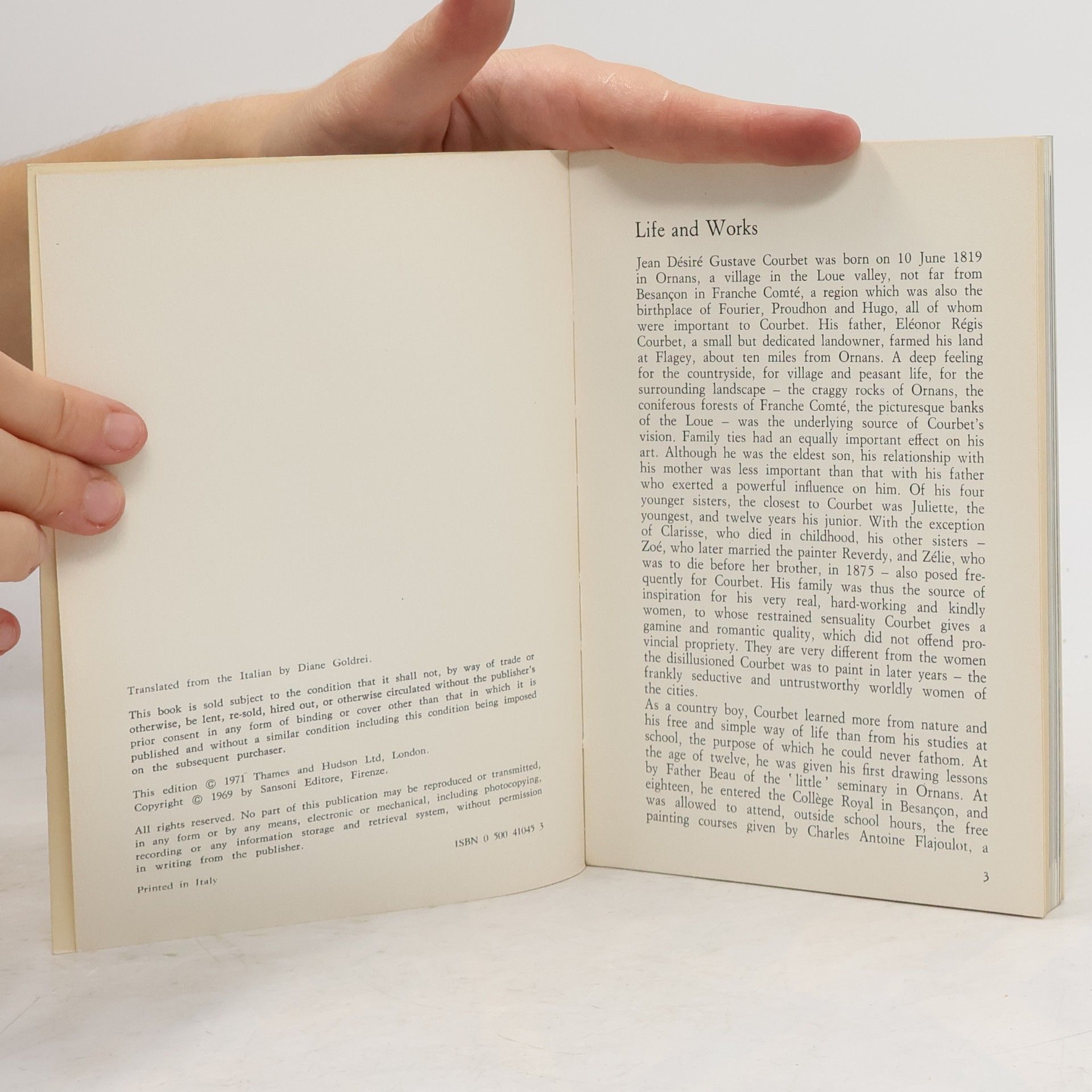 Diane Goldrei Dolphin Art Books: Courbet