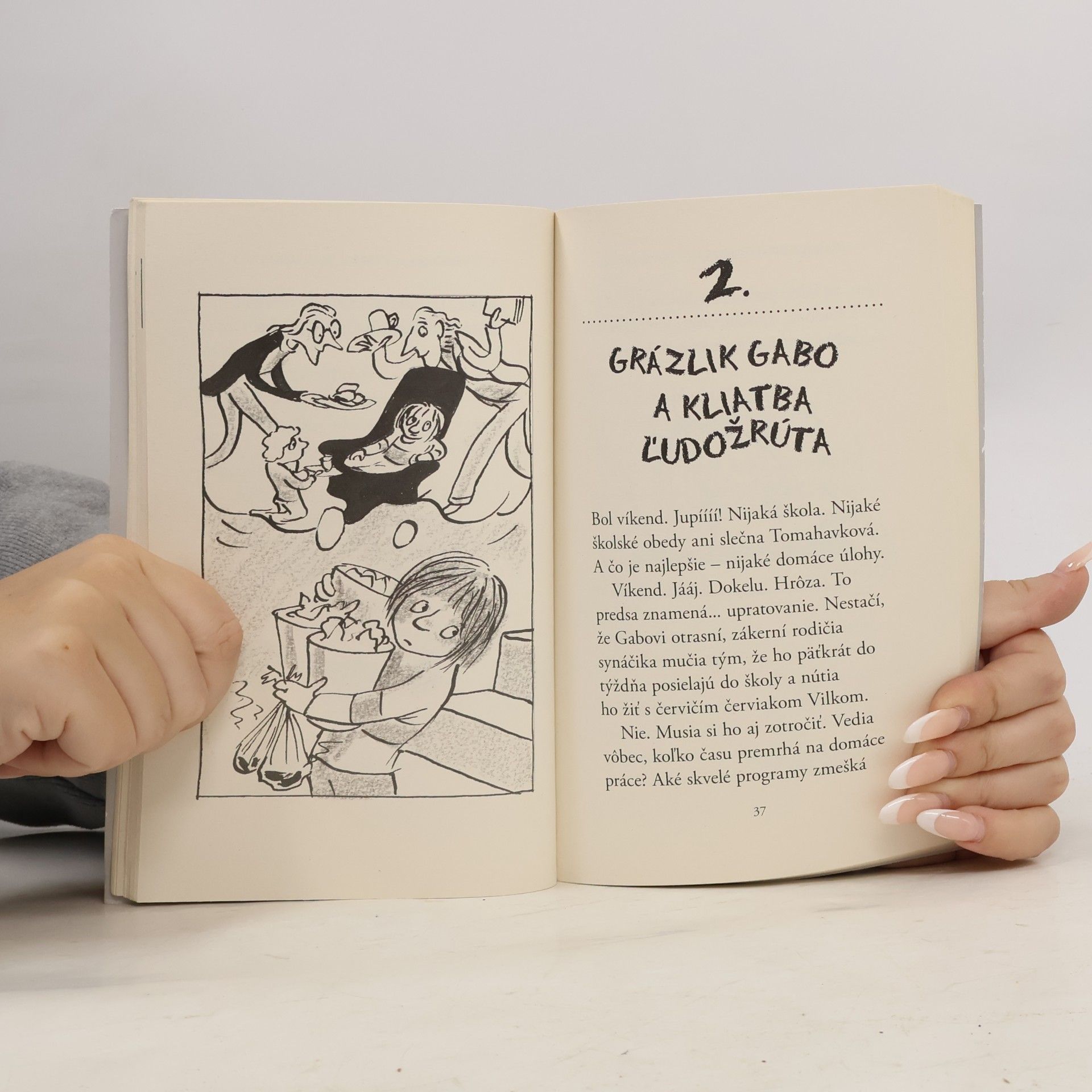 Francesca Simon Grázlik Gabo a kliatba ľudožrúta