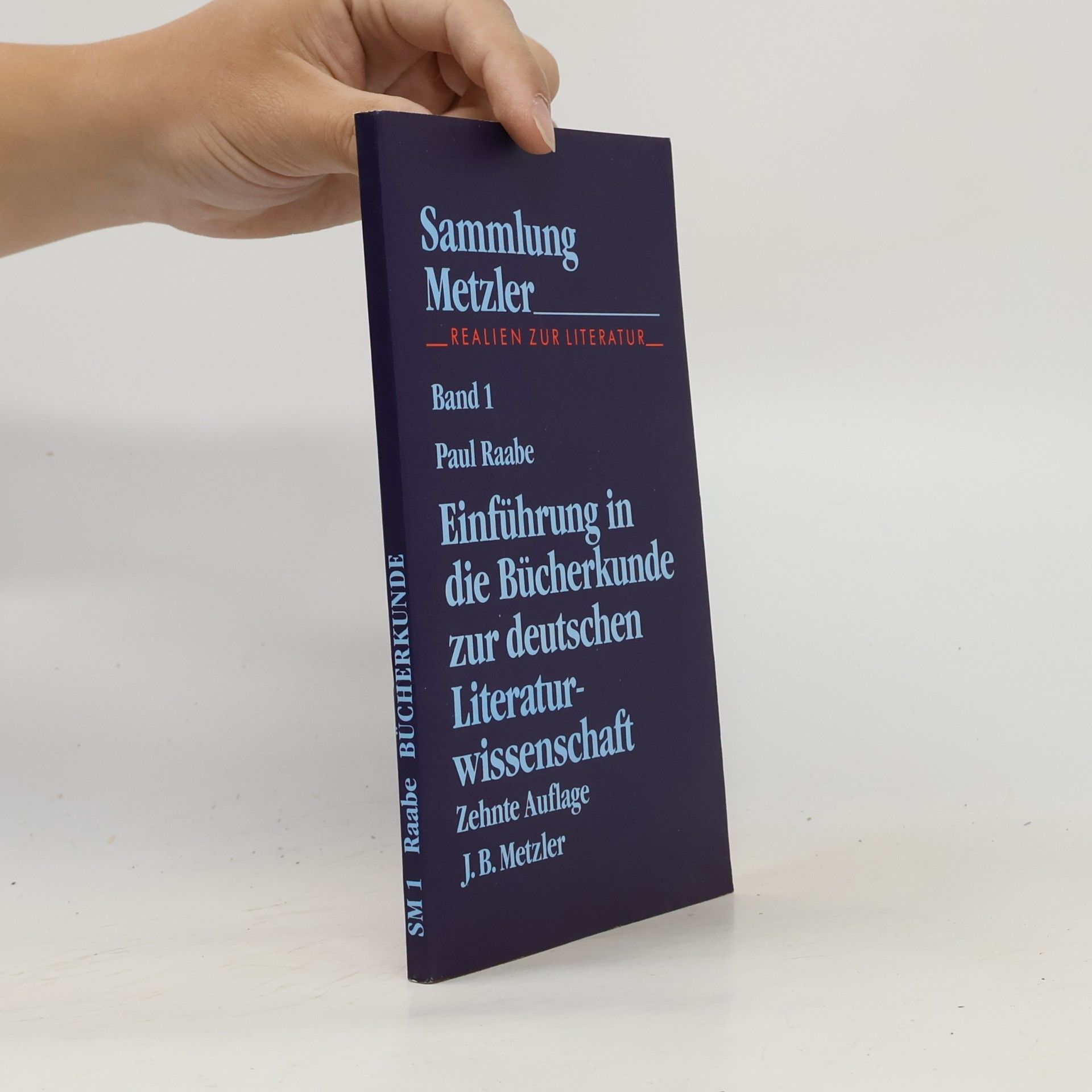 Paul Raabe Einführung in die Bücherkunde zur deutschen Literaturwissenschaft