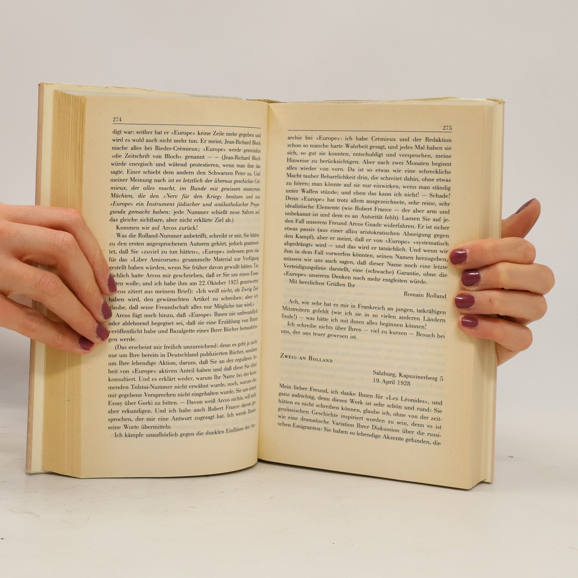 Romain Rolland Briefwechsel 1910-1940. Zweiter Band