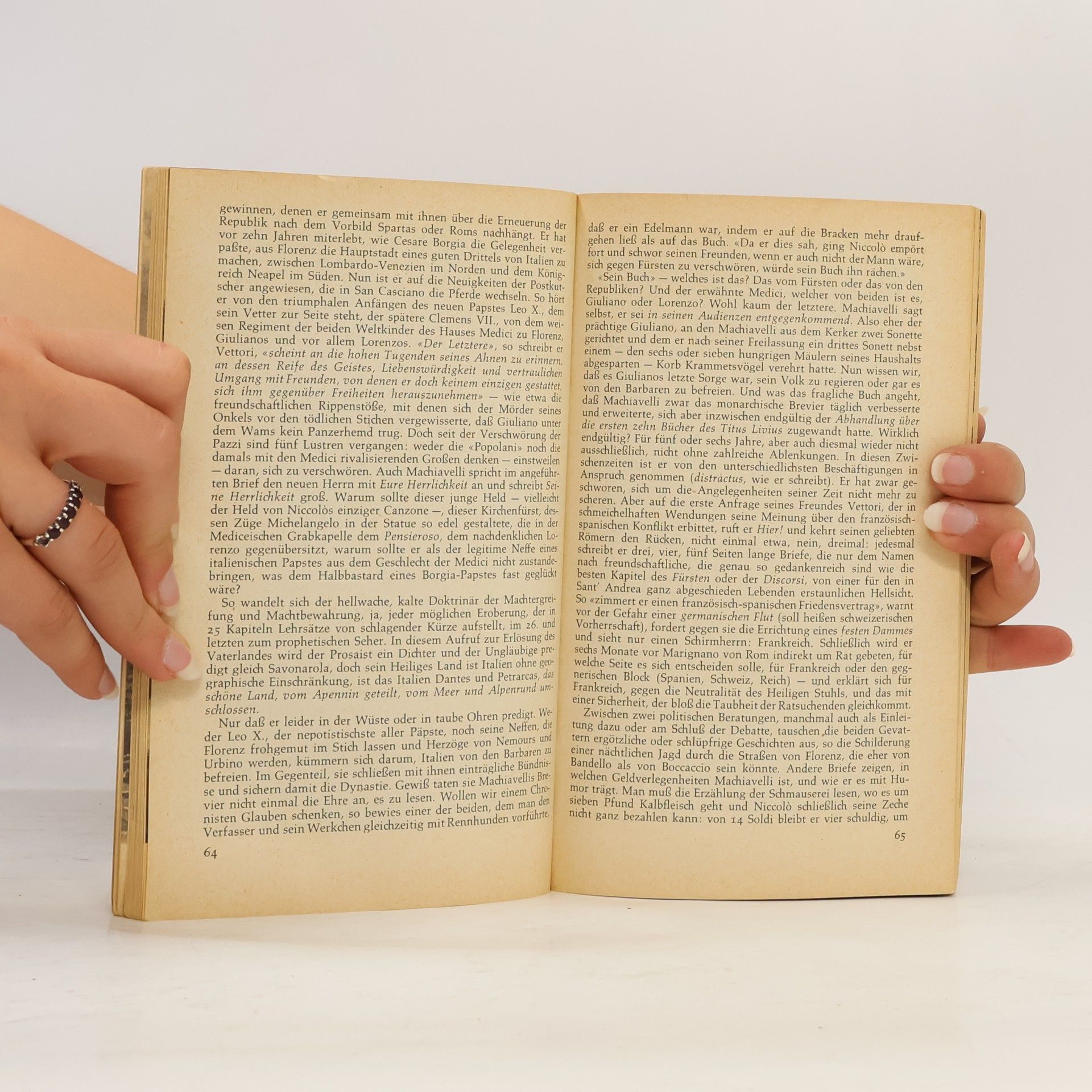 Edmond Barincou Niccolò Machiavelli in Selbstzeugnissen und Bilddokumenten