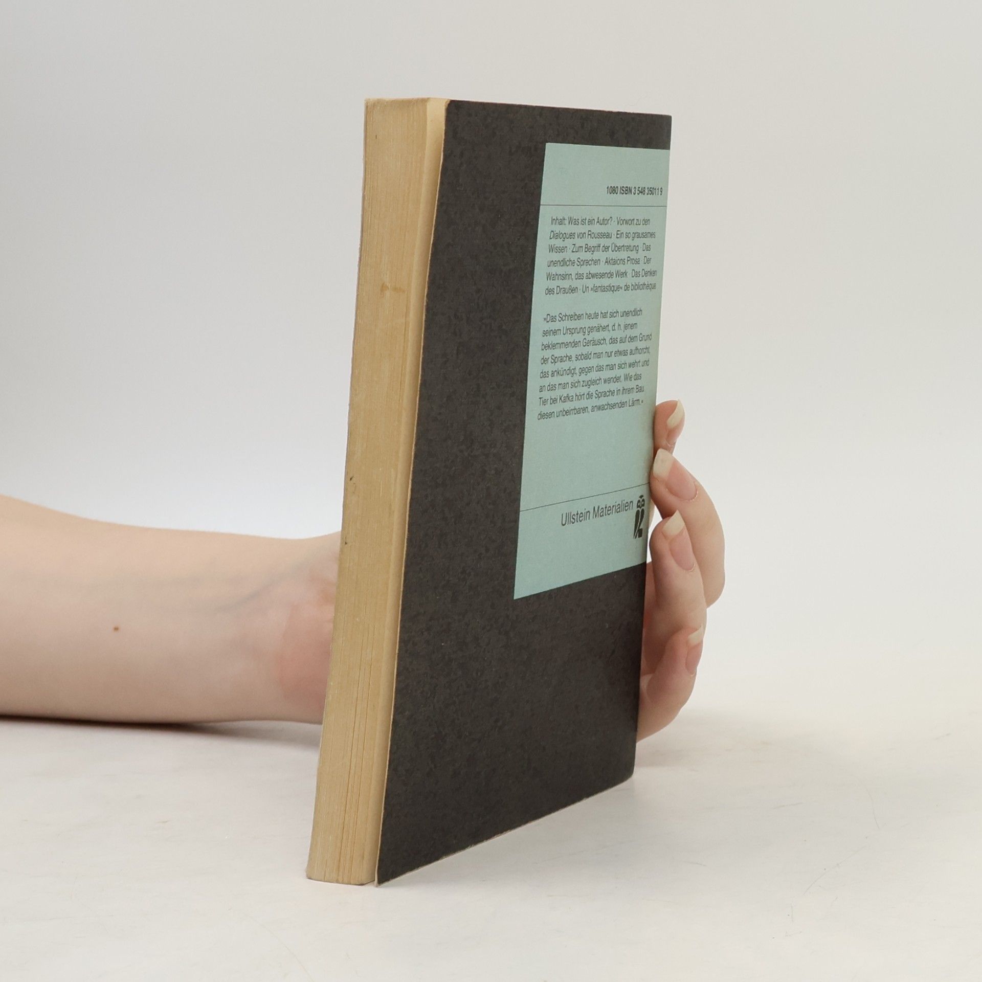 Michel Foucault Schriften zur Literatur