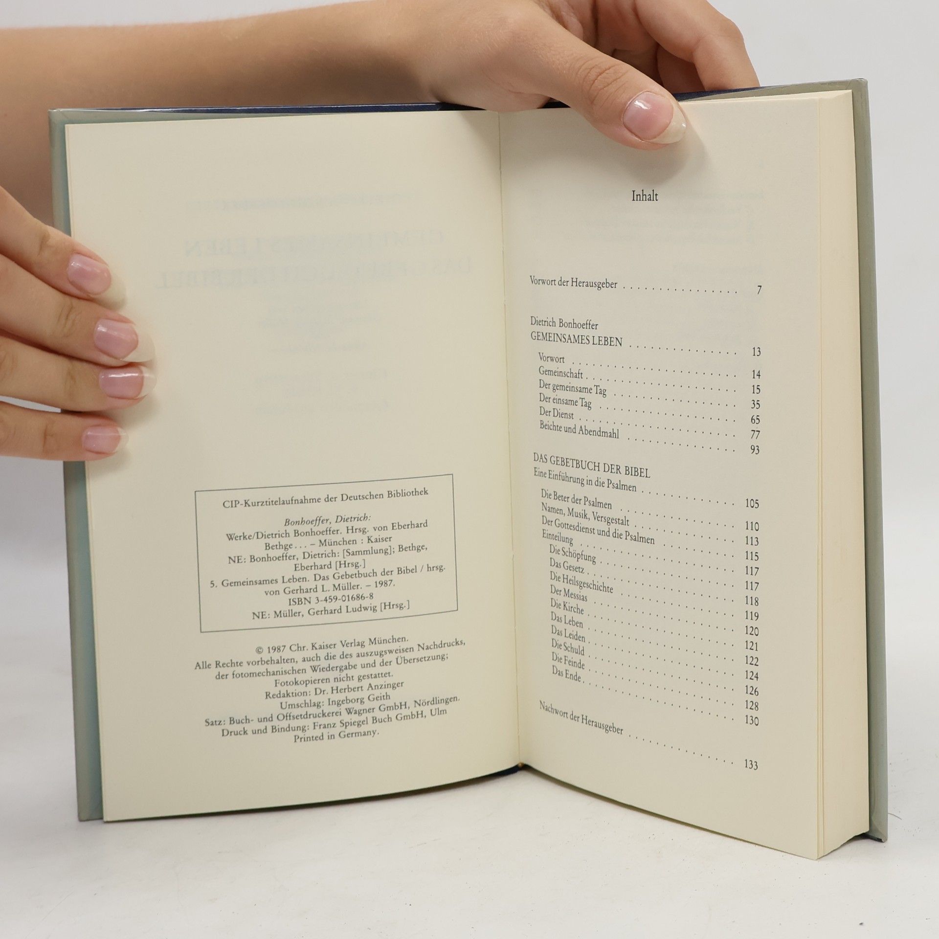 Dietrich Bonhoeffer Dietrich Bonhoeffer Werke - 5: Gemeinsames Leben ; Das Gebetbuch der Bibel