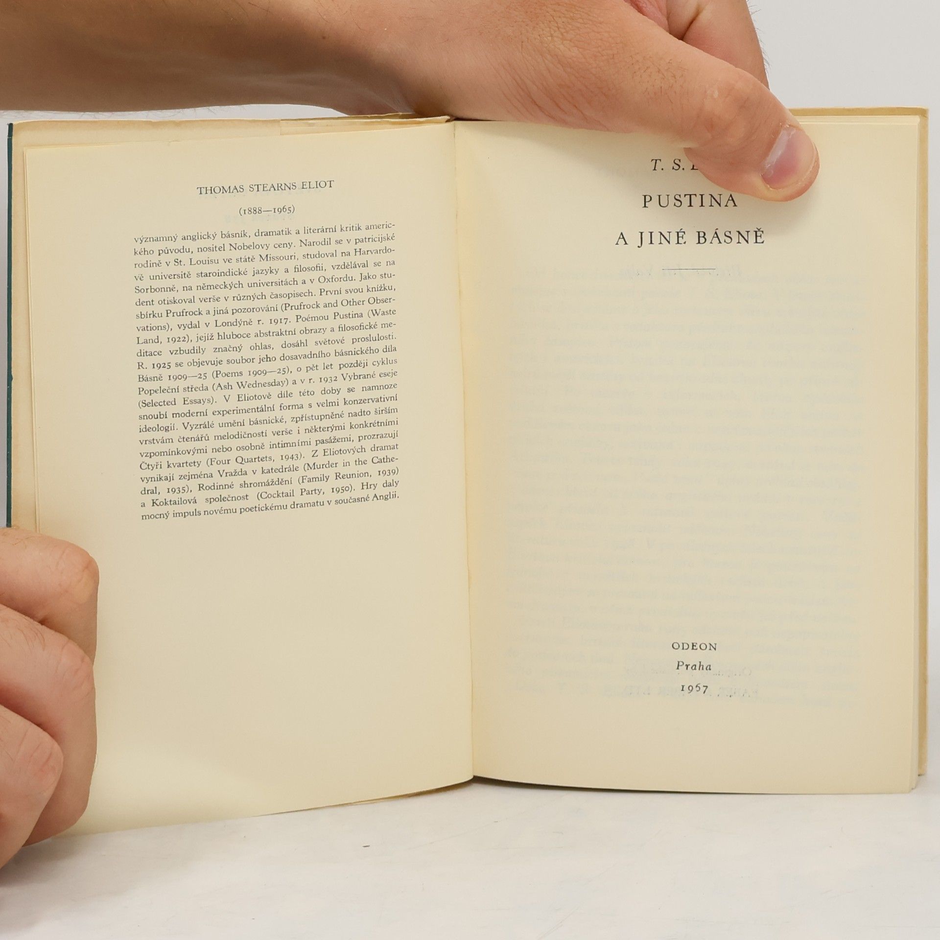T. S. Eliot Pustina a jiné básně
