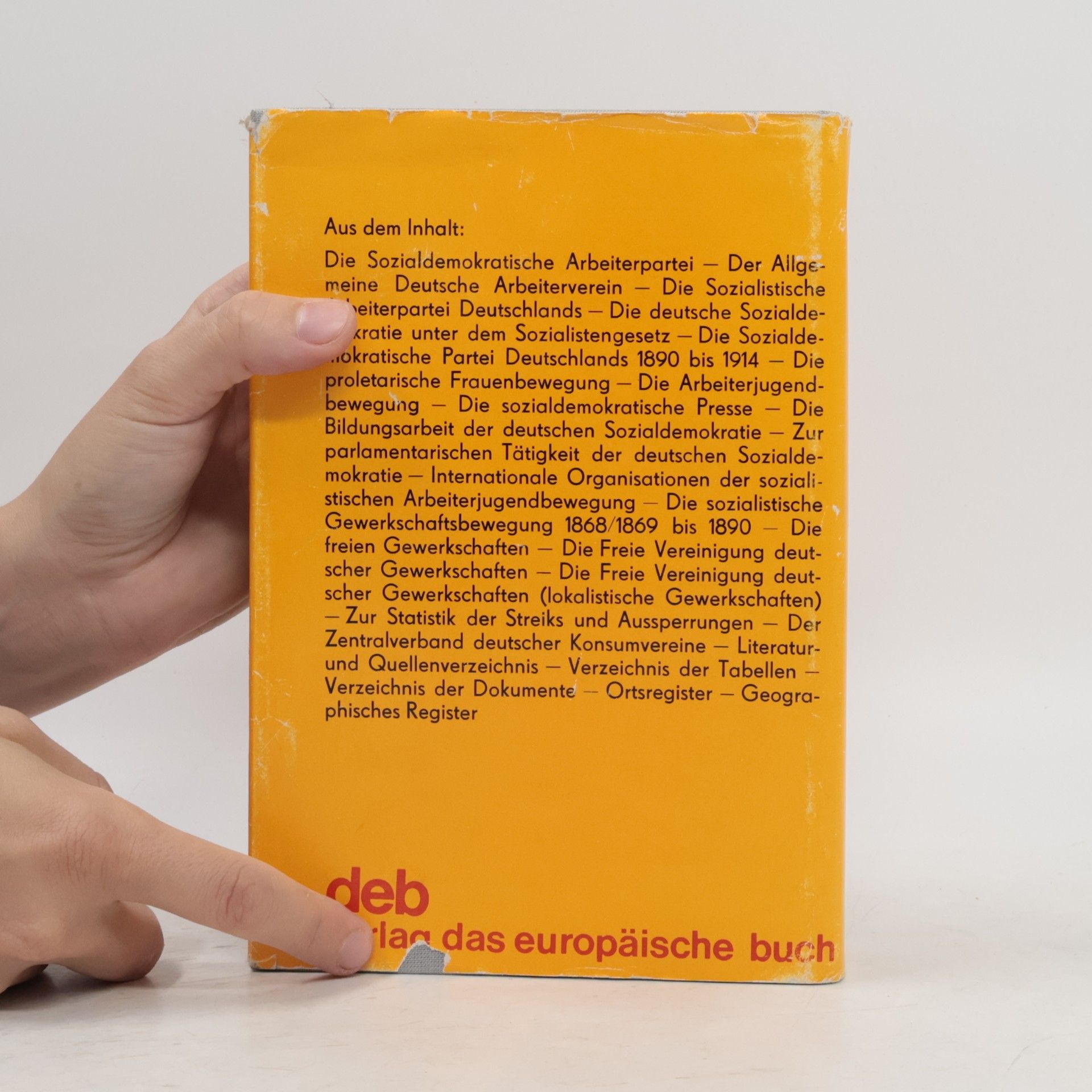 Dieter Fricke Die deutsche Arbeiterbewegung 1869 [achtzehnhundertneunundsechzig] bis 1914 [neunzehnhundertvierzehn]