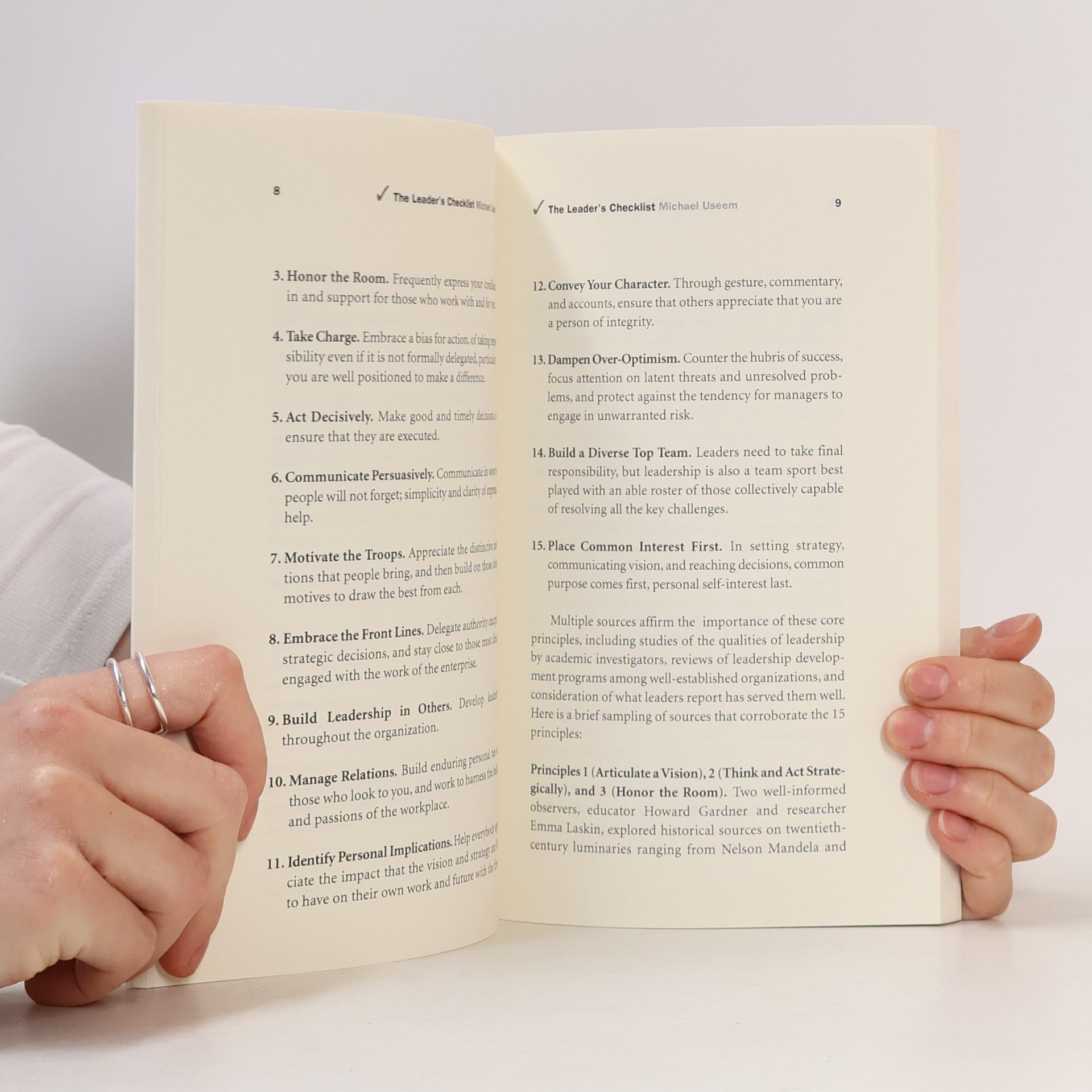 Michael Useem The Leader's Checklist, Expanded Edition