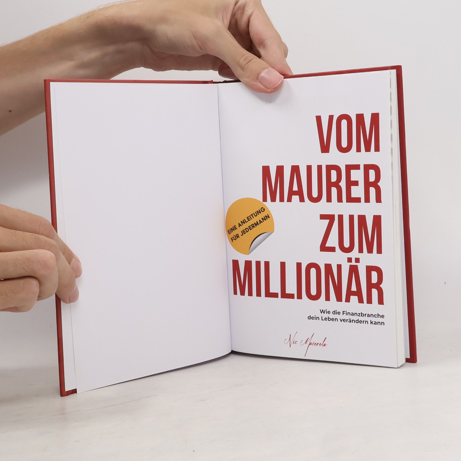 Nic Macerola Vom Maurer zum Millionär