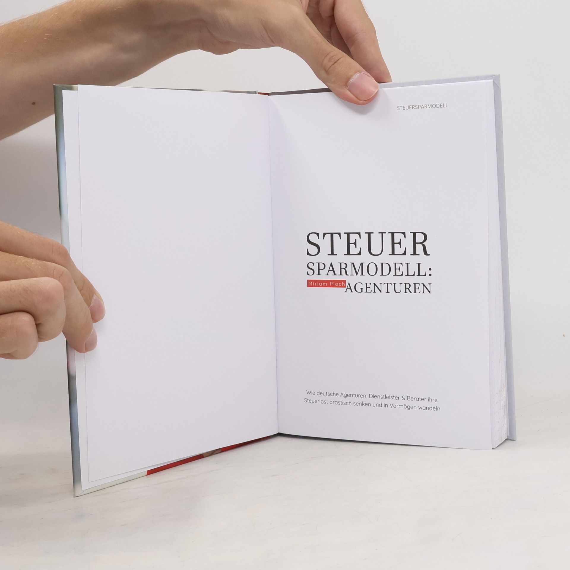 Miriam Pioch Steuersparmodelle Agenturen