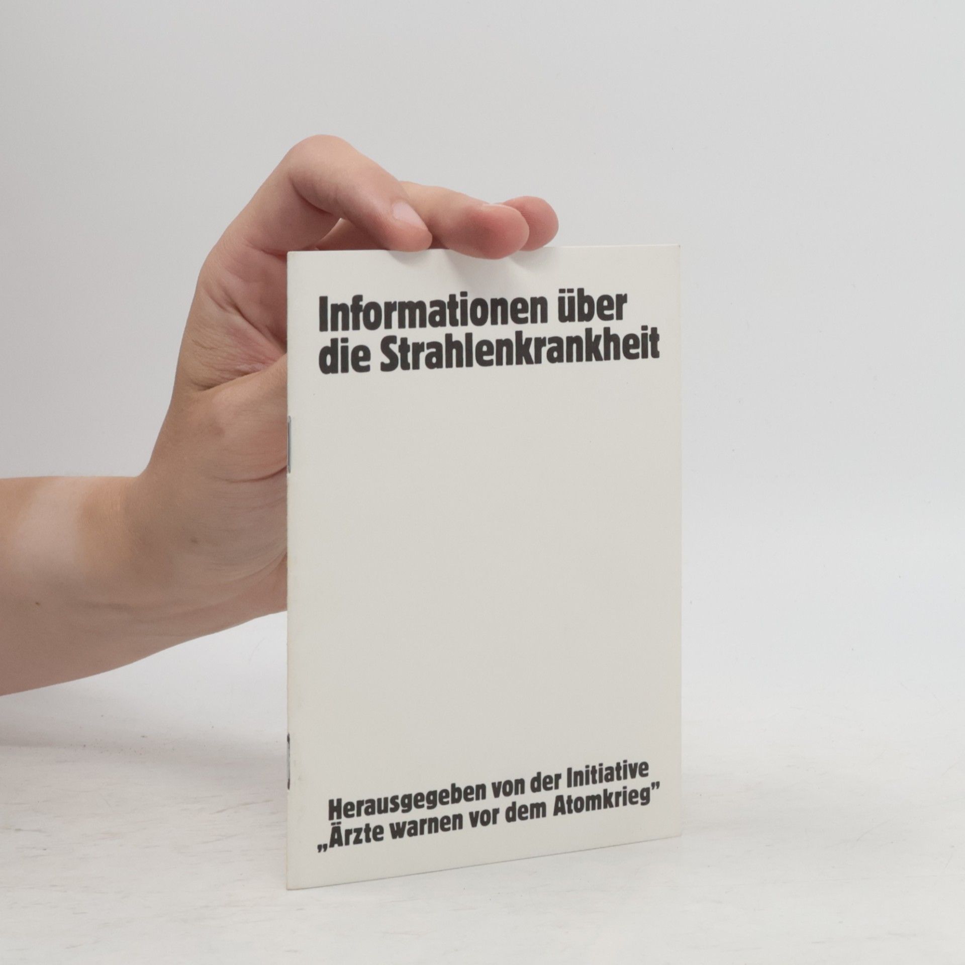 kolektiv Informationen über die Strahlenkrankheit