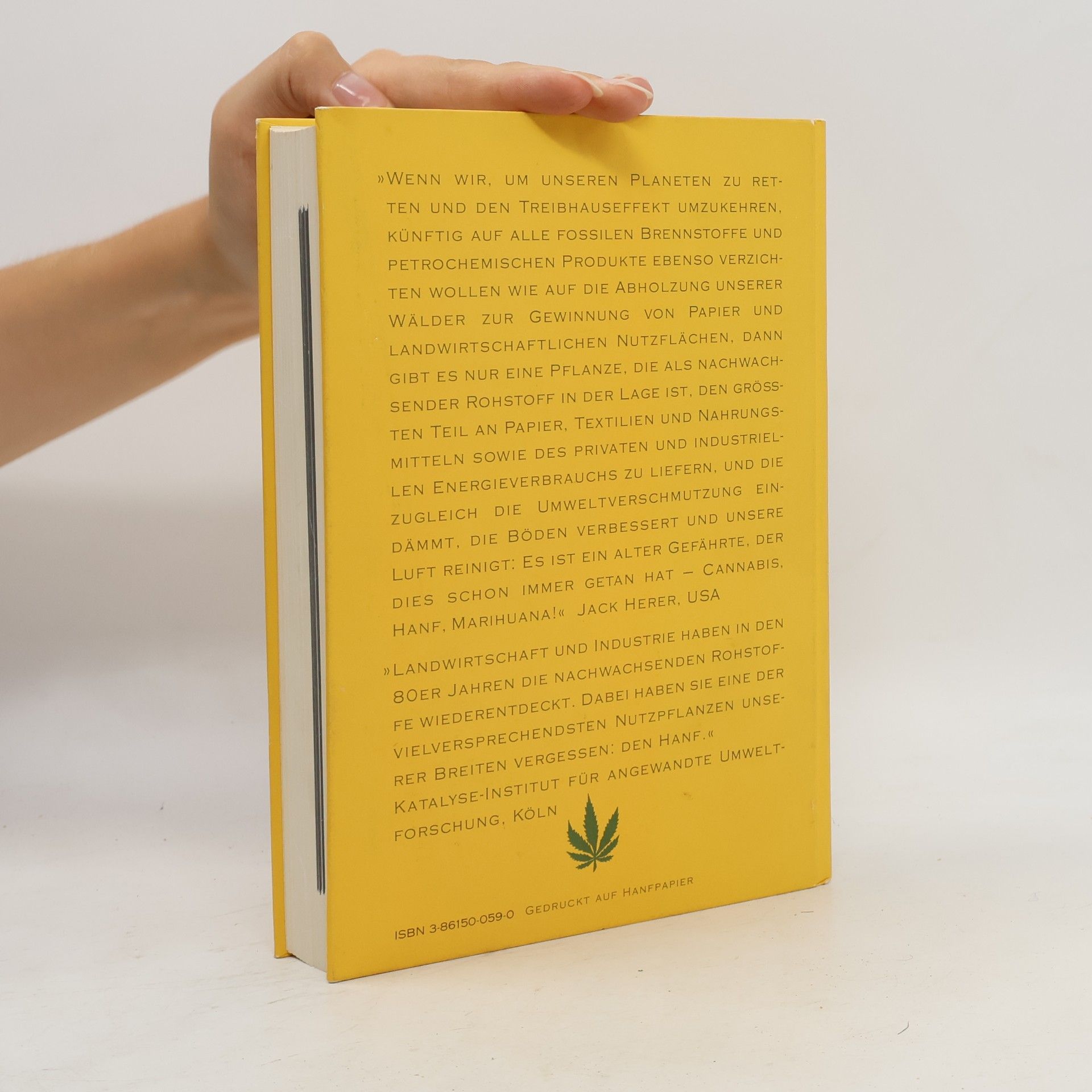 Jack Herer Hanf. Die Wiederentdeckung der Nutzpflanze Cannabis Marihuana