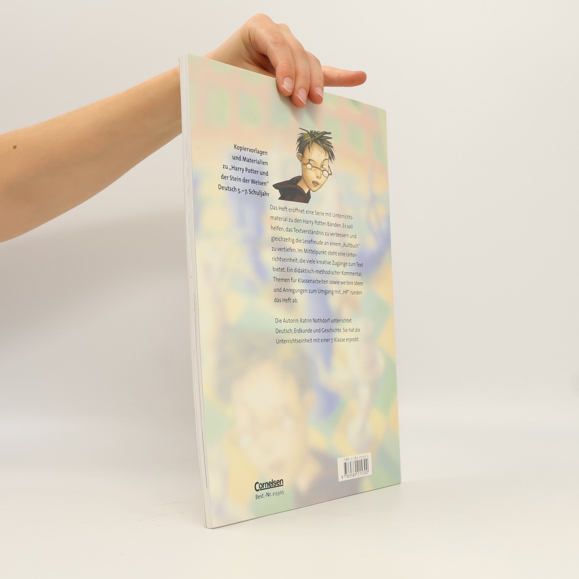 Katrin Manz Kopiervorlagen und Materialien zu Joanne K. Rowling, Harry Potter und der Stein der Weisen