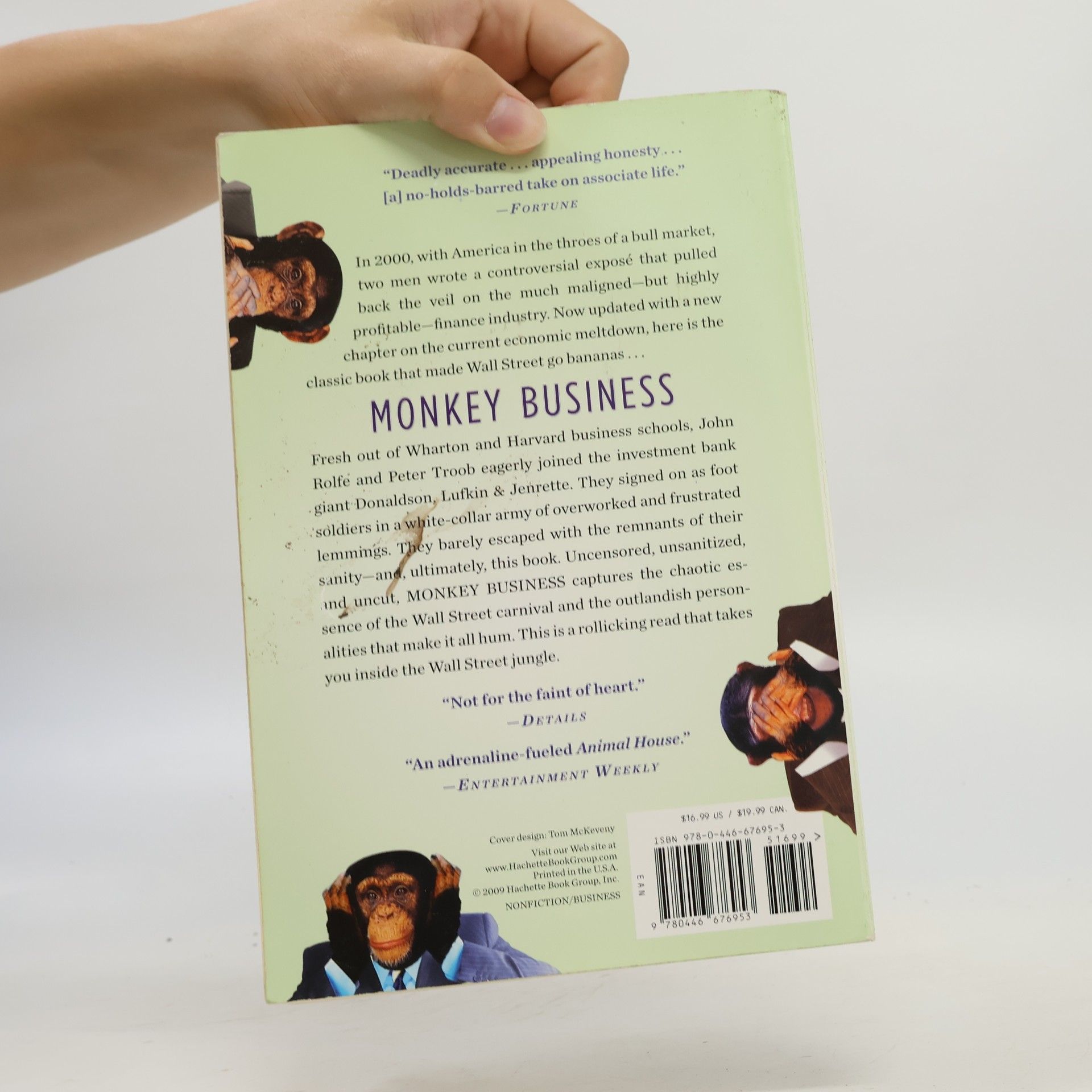 John Rolfe Monkey business : swinging through the Wall Street jungle