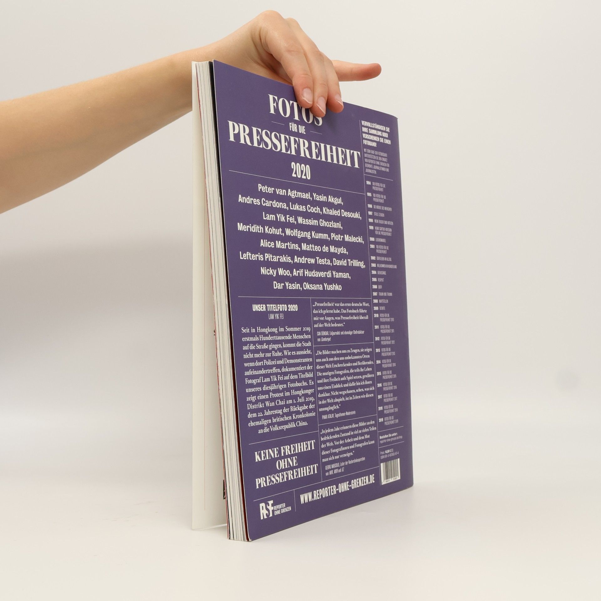 Kolektiv autorů Fotos für die Pressefreiheit 2020