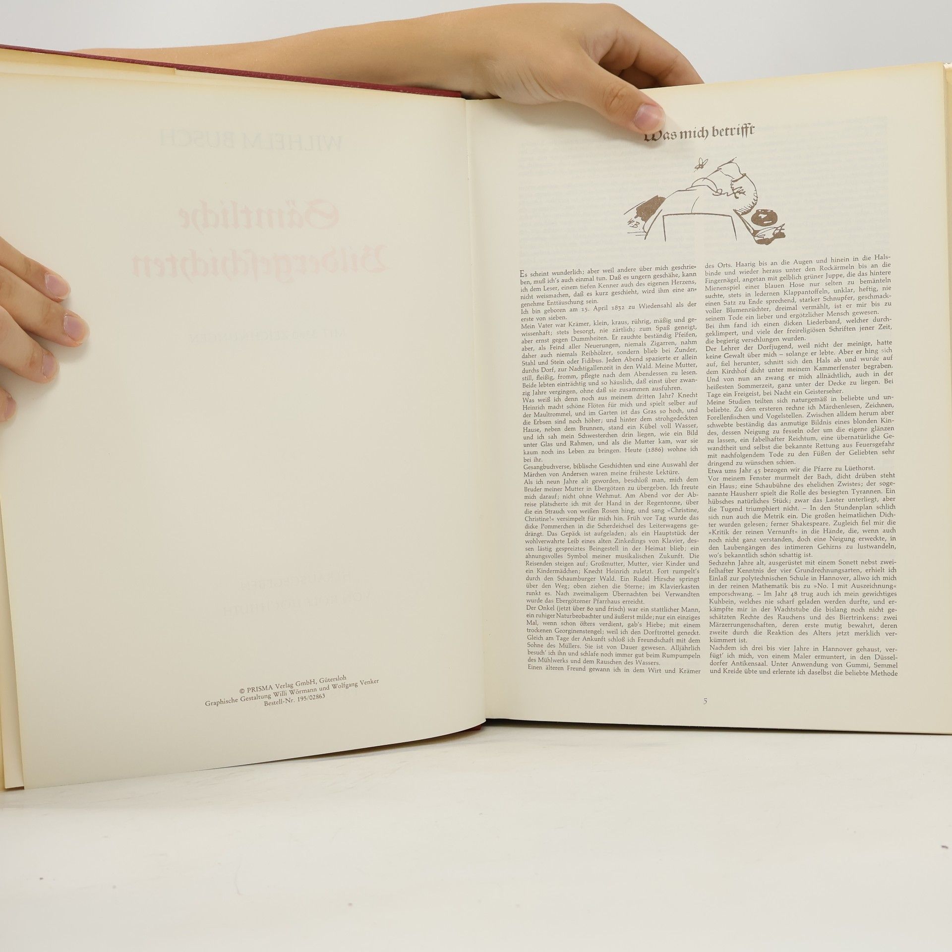 Wilhelm Busch Sämtliche Bildergeschichten