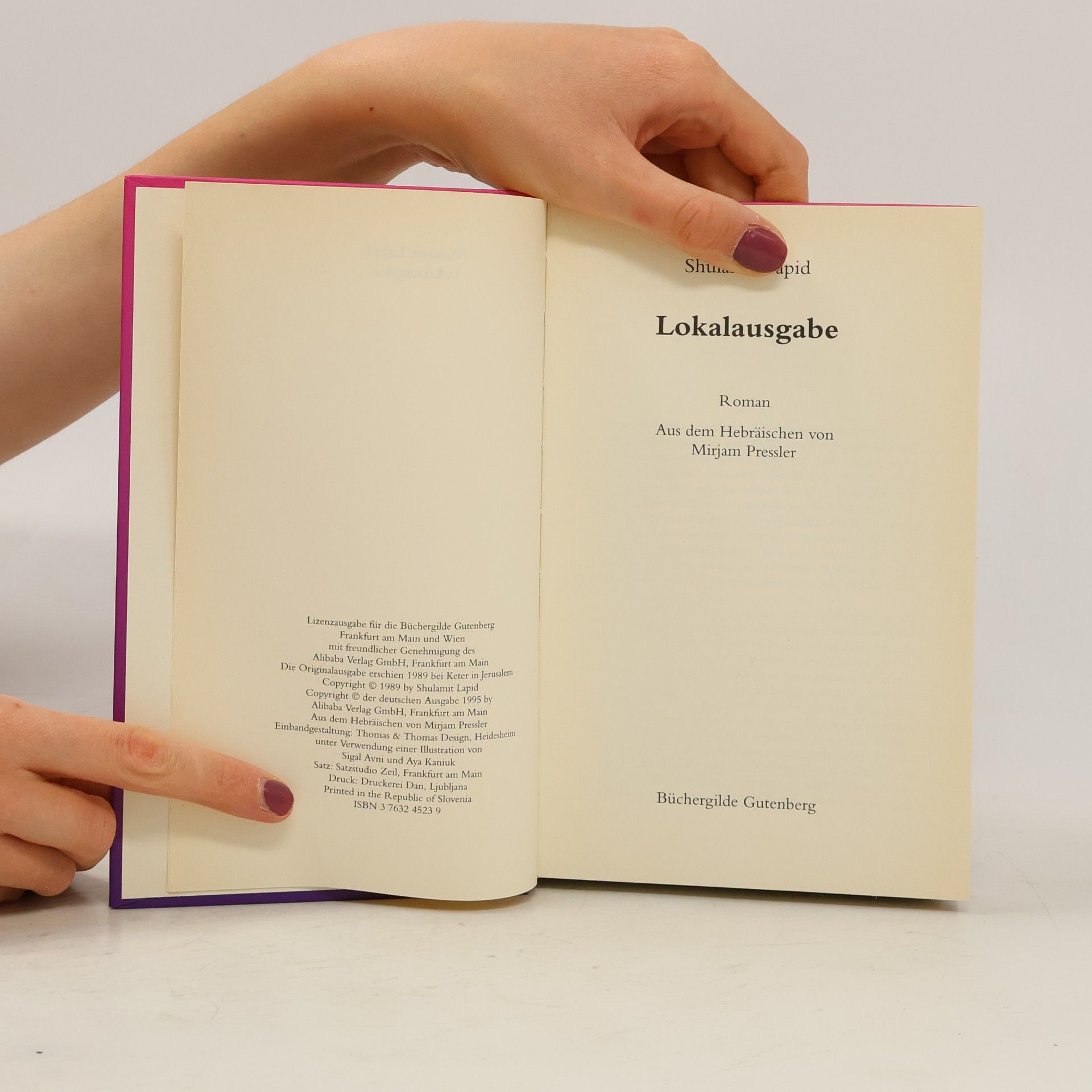 Shulamit Lapid Lokalausgabe