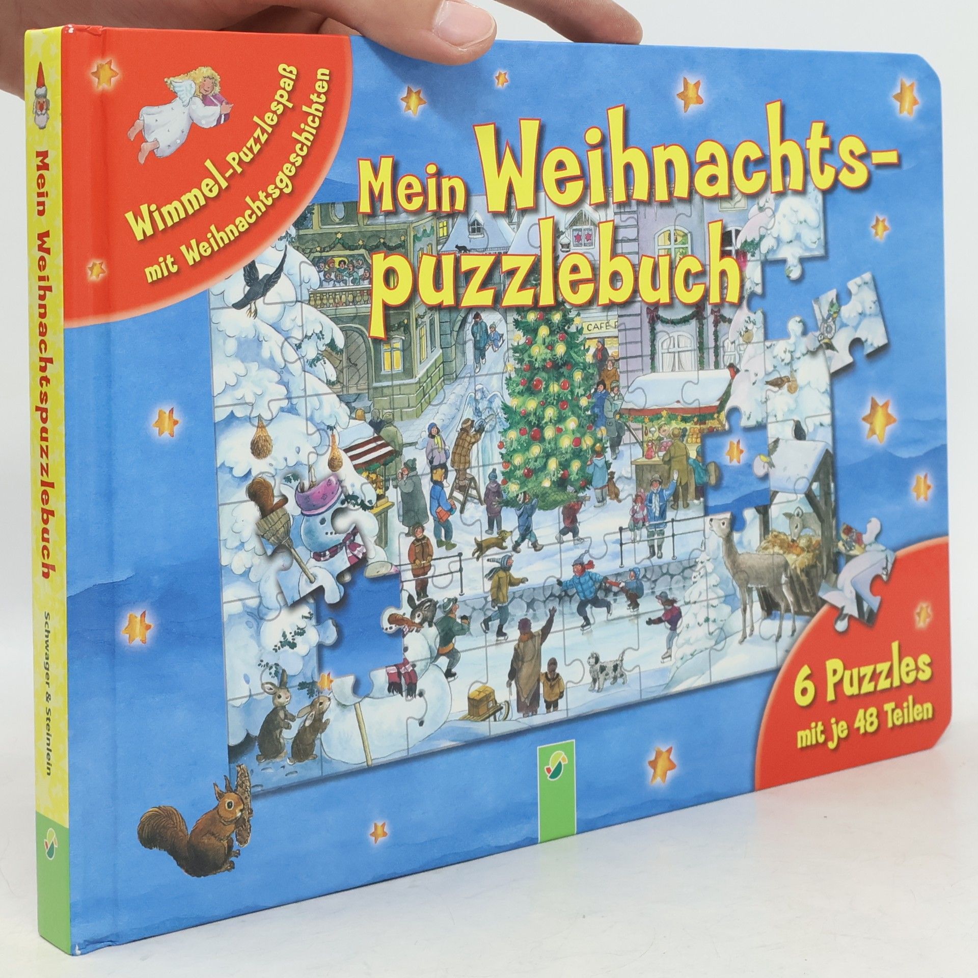 Anne Suess Mein Weihnachtspuzzlebuch. 6 Puzzles mit je 48 Teilen. Wimmel-Puzzlespaß mit Weihnachtsgeschichten