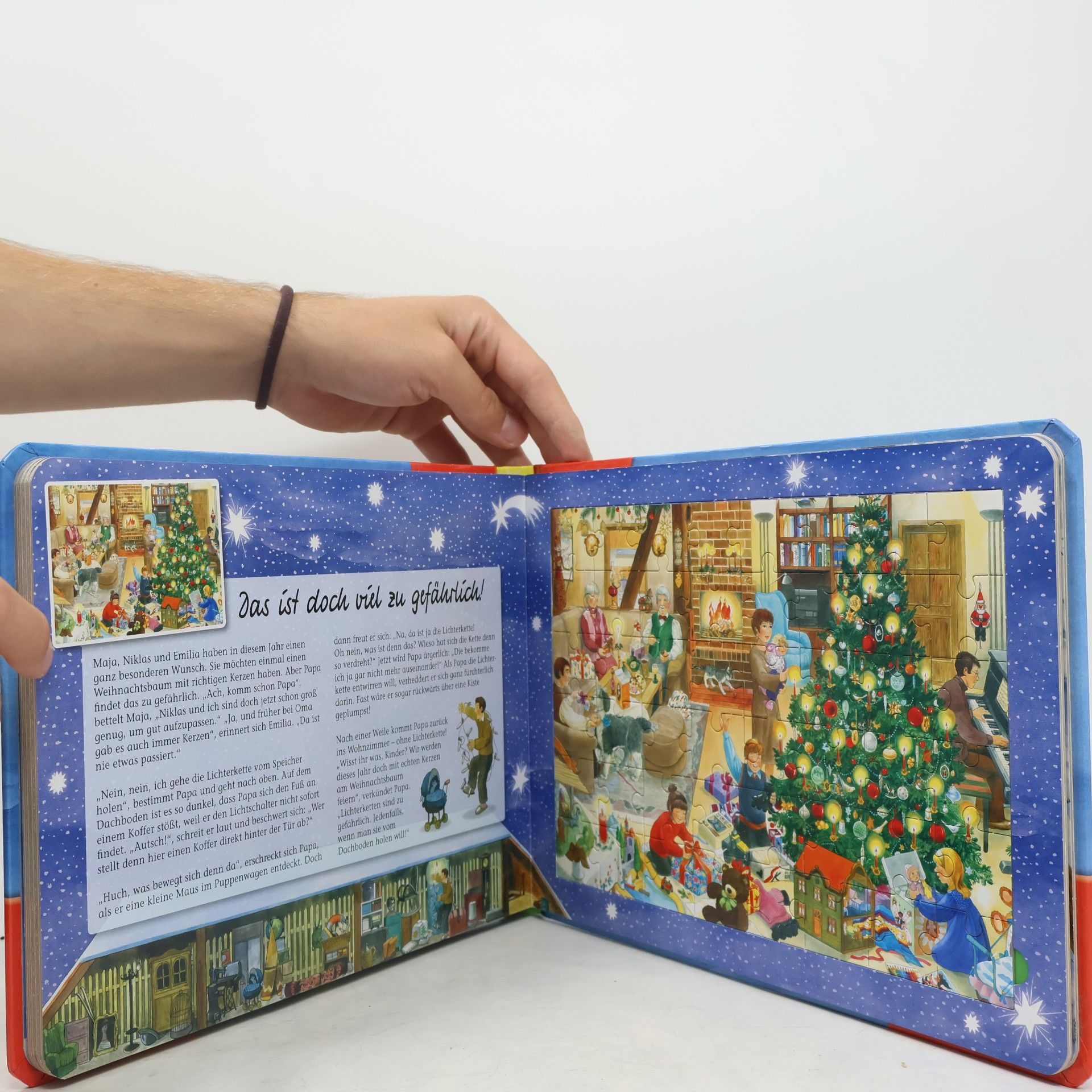 Anne Suess Mein Weihnachtspuzzlebuch. 6 Puzzles mit je 48 Teilen. Wimmel-Puzzlespaß mit Weihnachtsgeschichten