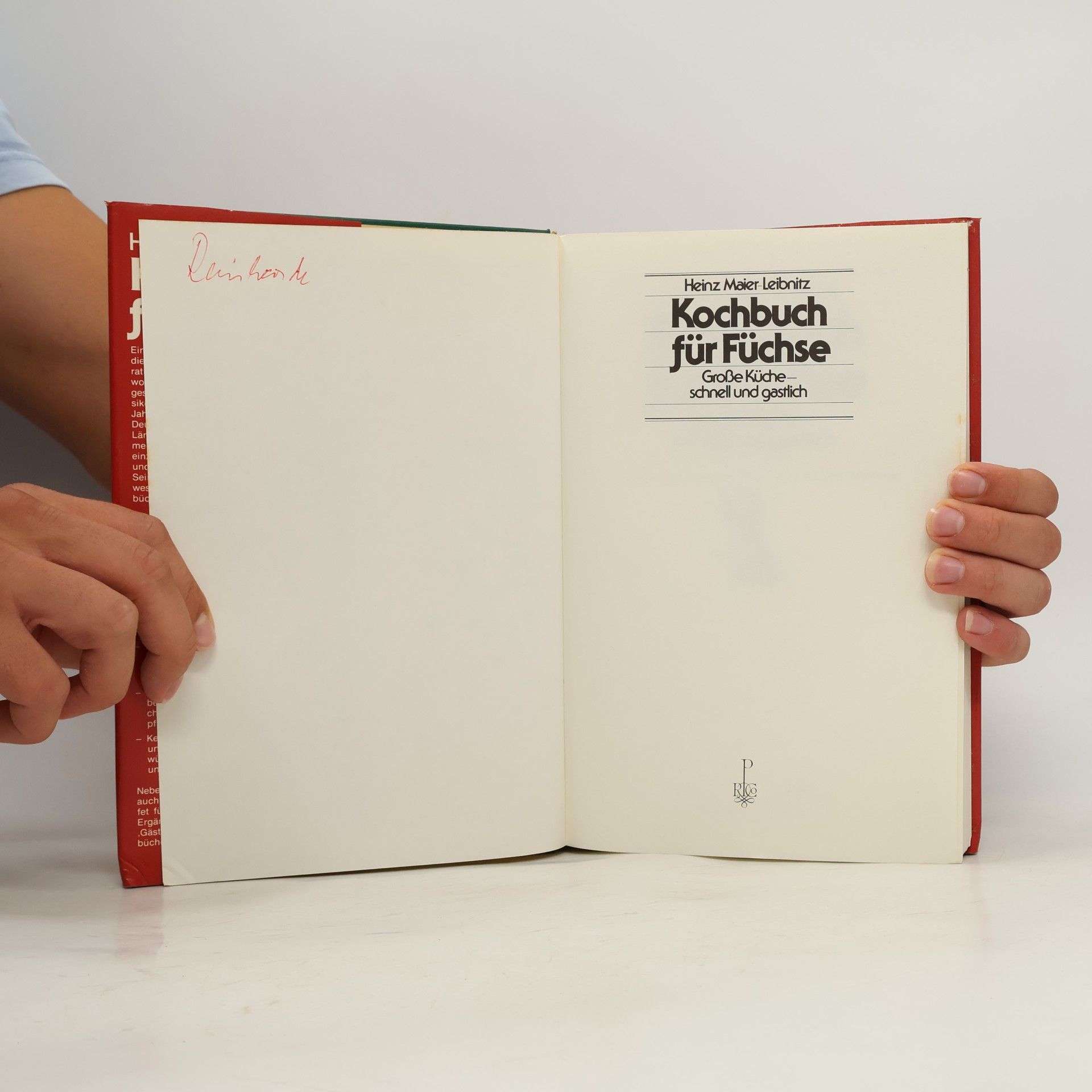 Heinz Maier-Leibnitz Kochbuch für Füchse