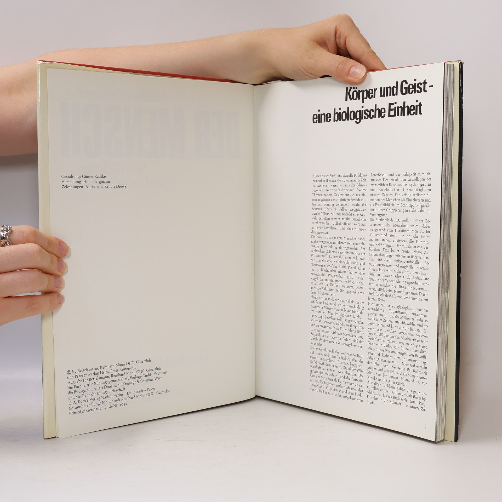 Various authors Der Mensch: Sein Körper und sein Geist
